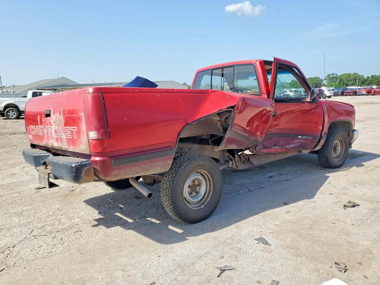 1989 Chevrolet Gmt-400 C1500 Red vin: 1GCDC14Z5KZ123265