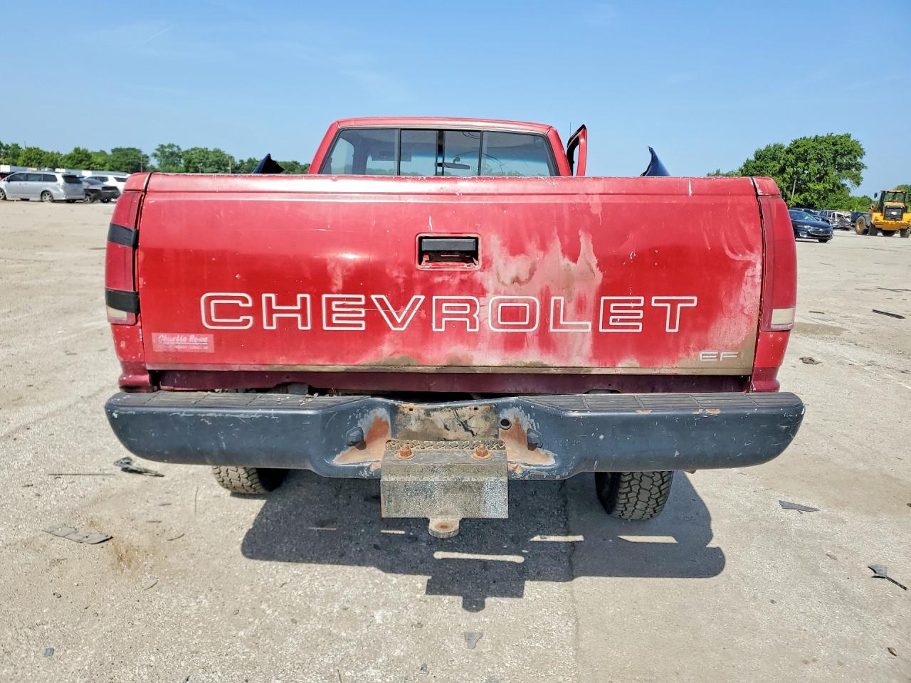 1989 Chevrolet Gmt-400 C1500 Red vin: 1GCDC14Z5KZ123265