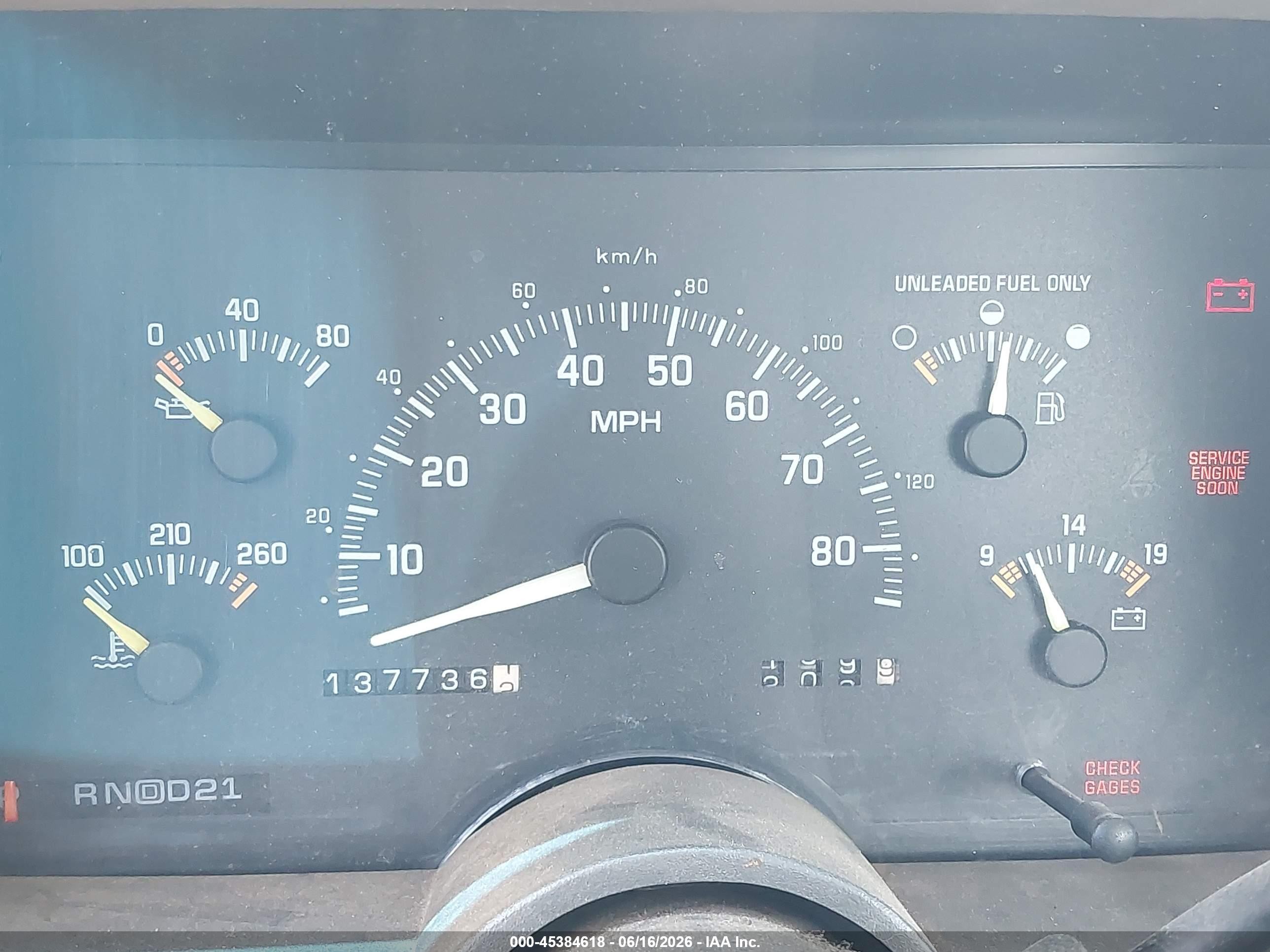 1994 Chevrolet Gmt-400 C1500 Green vin: 1GCDC14Z6RZ223899