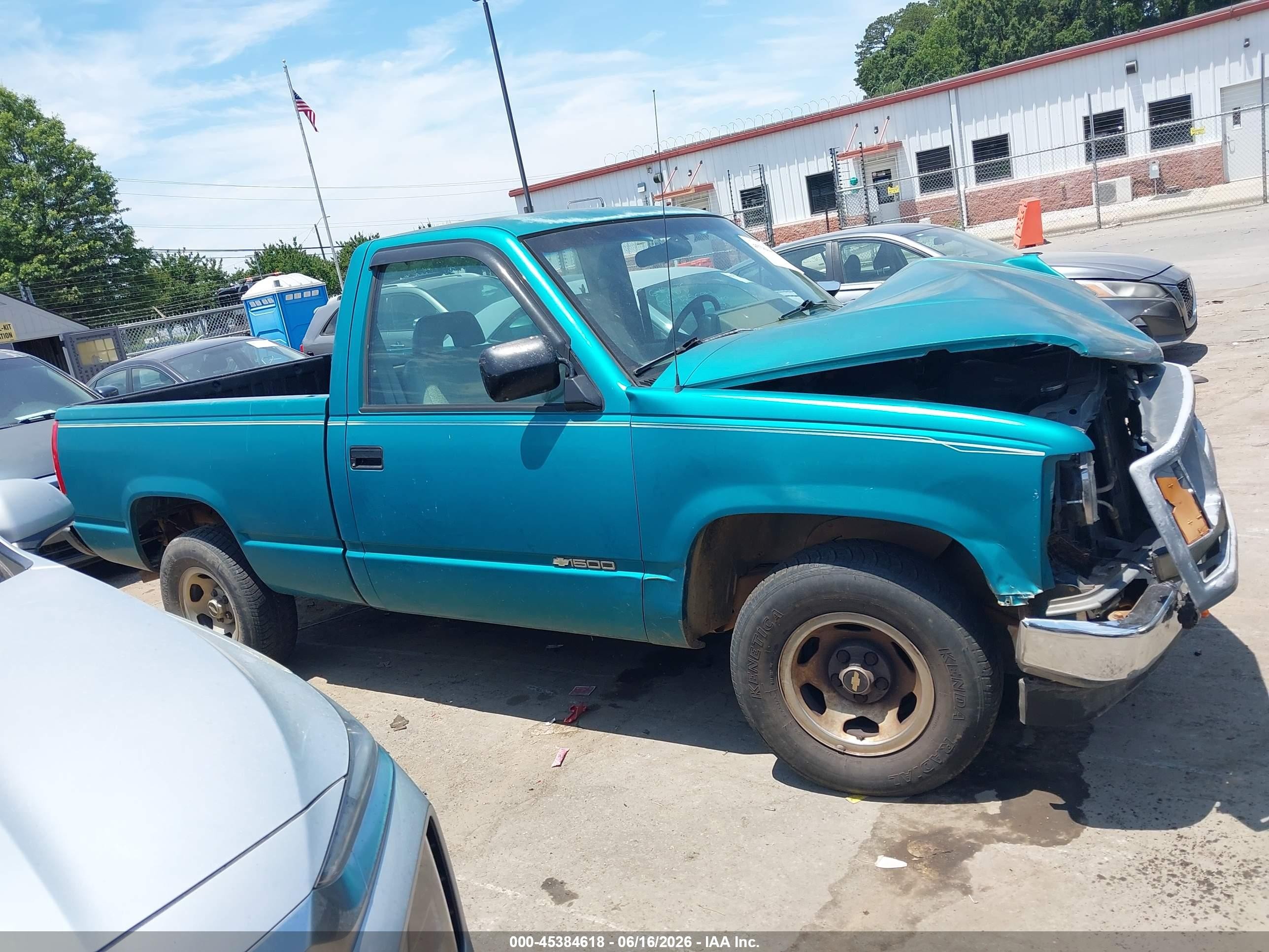 1994 Chevrolet Gmt-400 C1500 Green vin: 1GCDC14Z6RZ223899