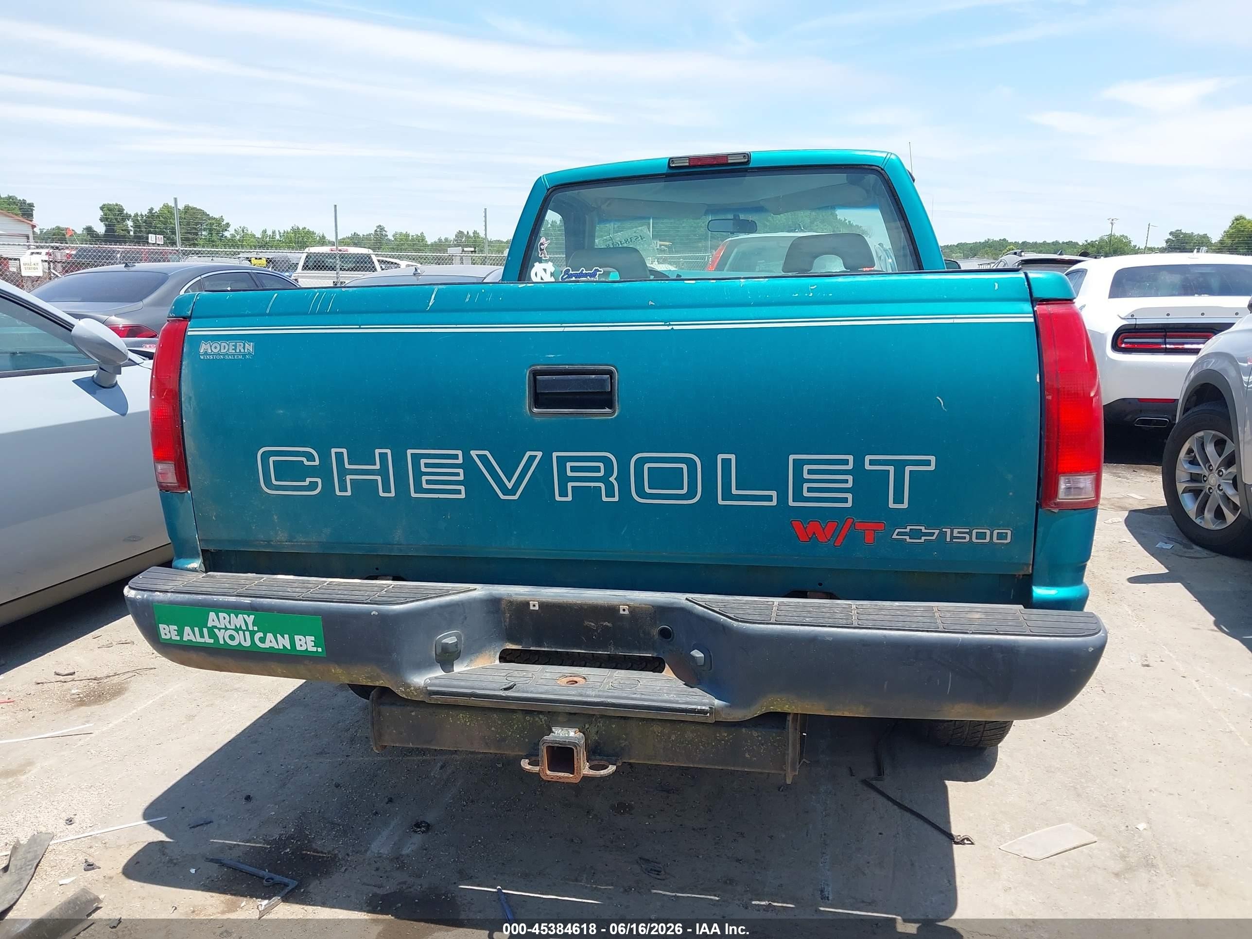 1994 Chevrolet Gmt-400 C1500 Green vin: 1GCDC14Z6RZ223899