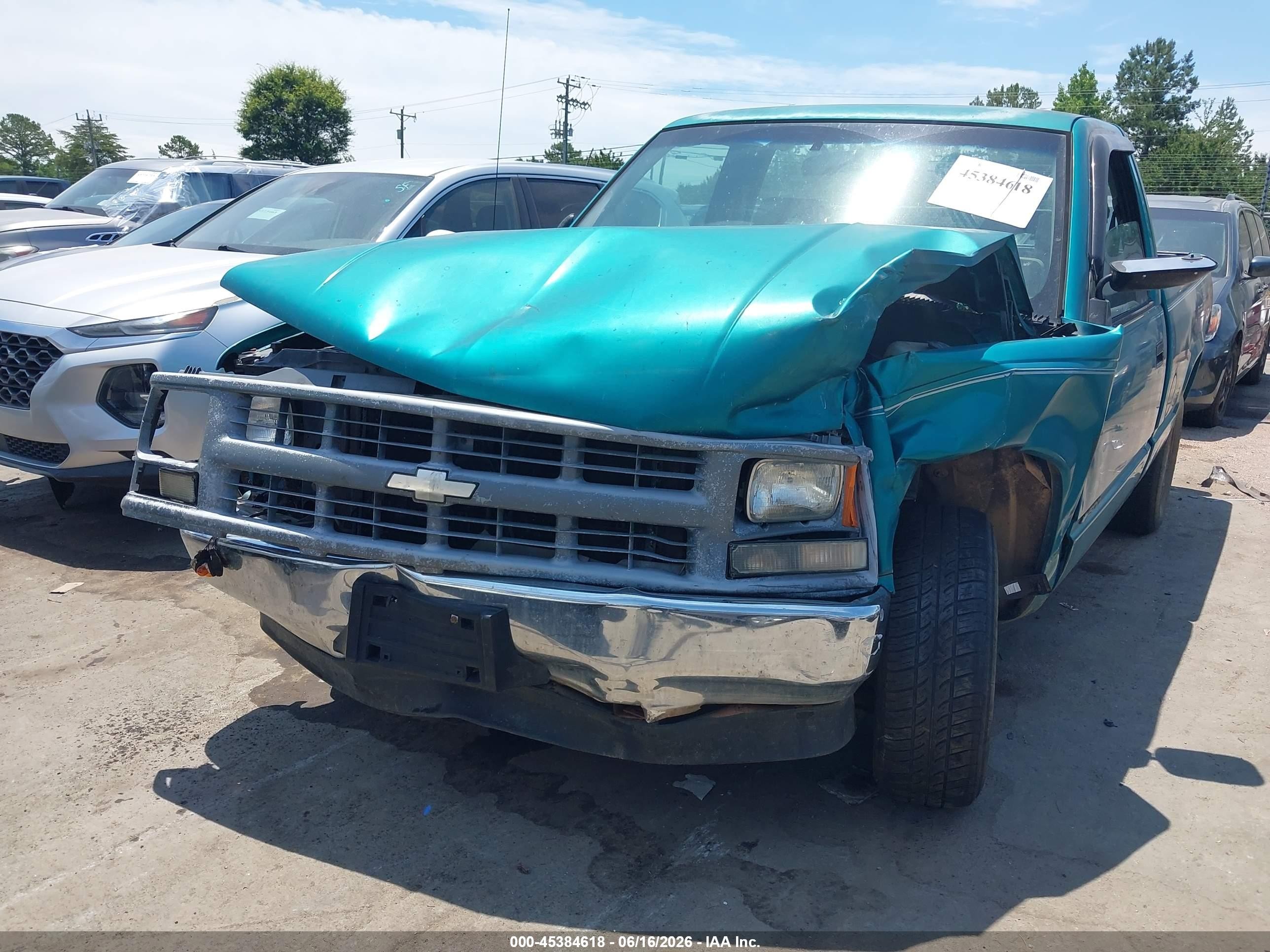 1994 Chevrolet Gmt-400 C1500 Green vin: 1GCDC14Z6RZ223899