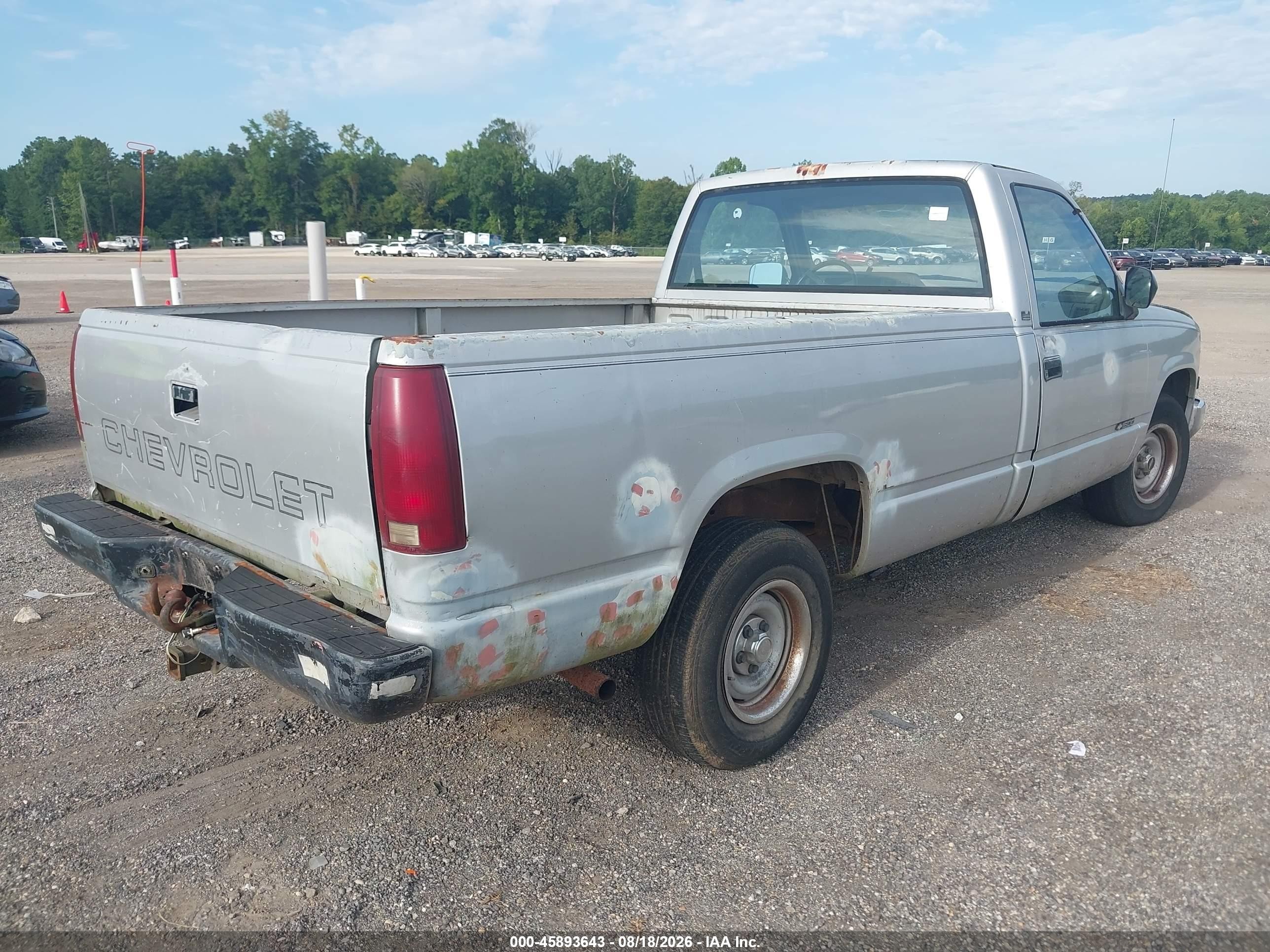 1989 Chevrolet Gmt-400 C1500 Gray vin: 1GCDC14Z7KE245116