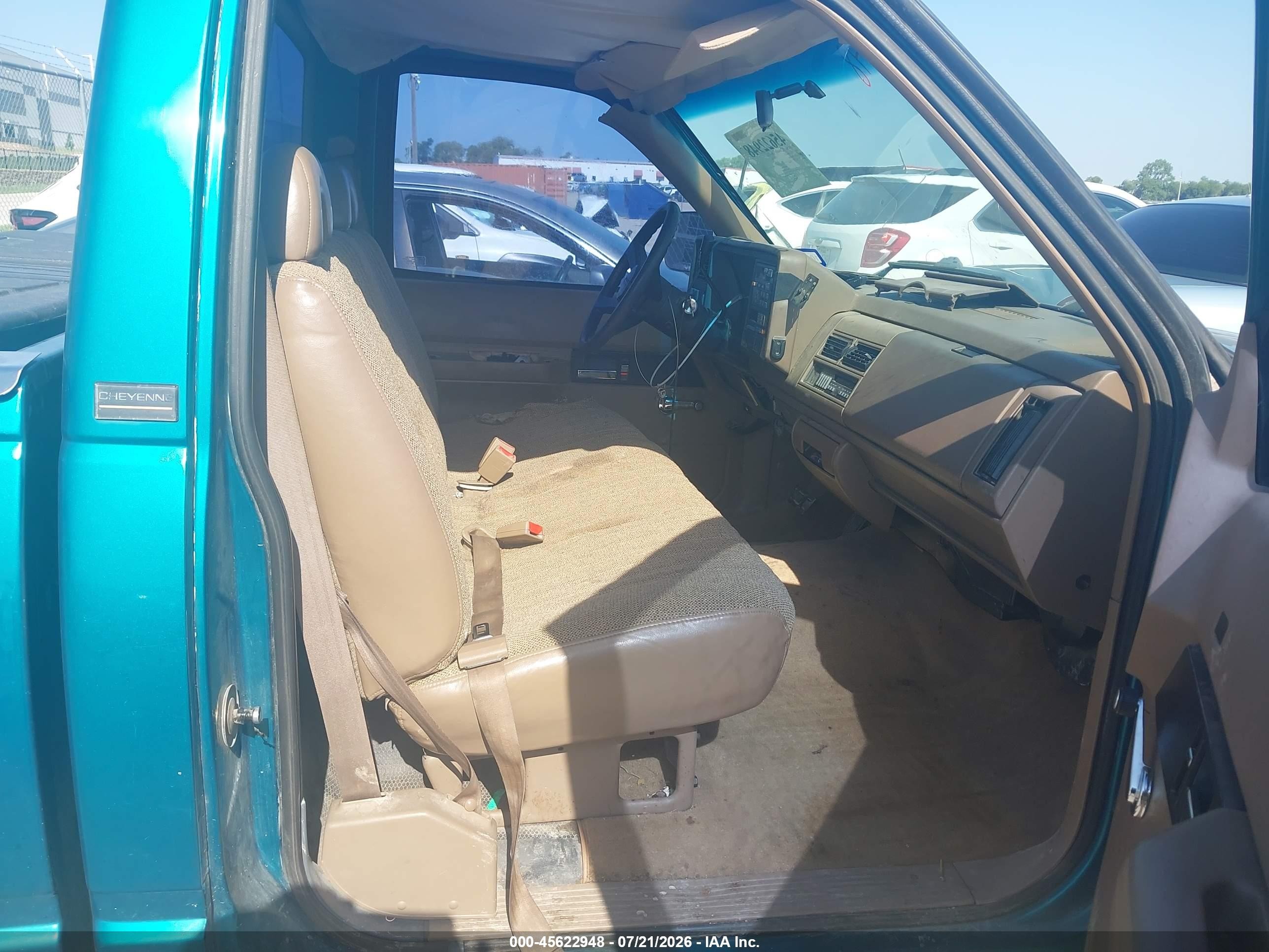 1993 Chevrolet Gmt-400 C1500 Зеленый vin: 1GCDC14Z7PZ210429