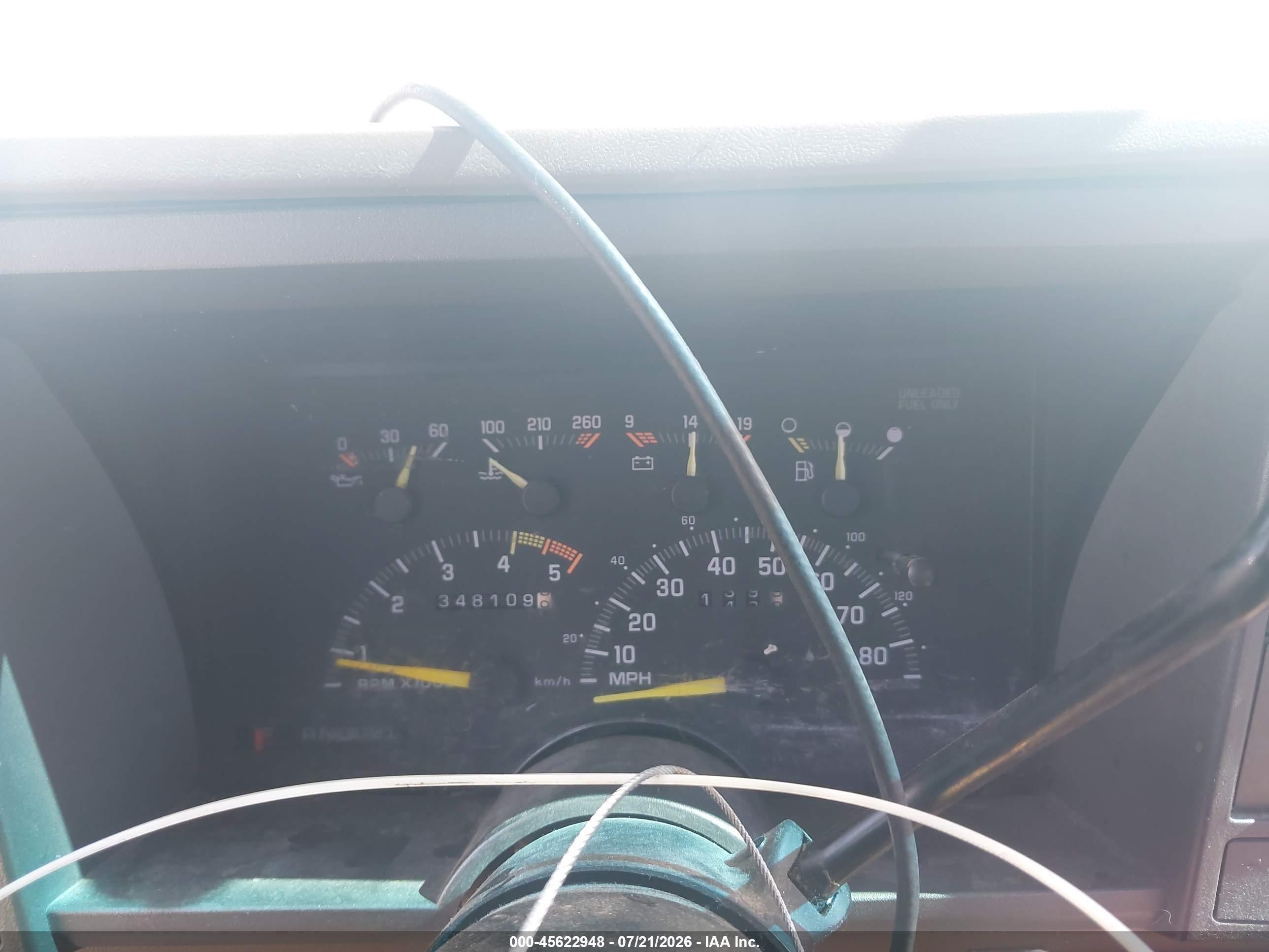 1993 Chevrolet Gmt-400 C1500 Зеленый vin: 1GCDC14Z7PZ210429