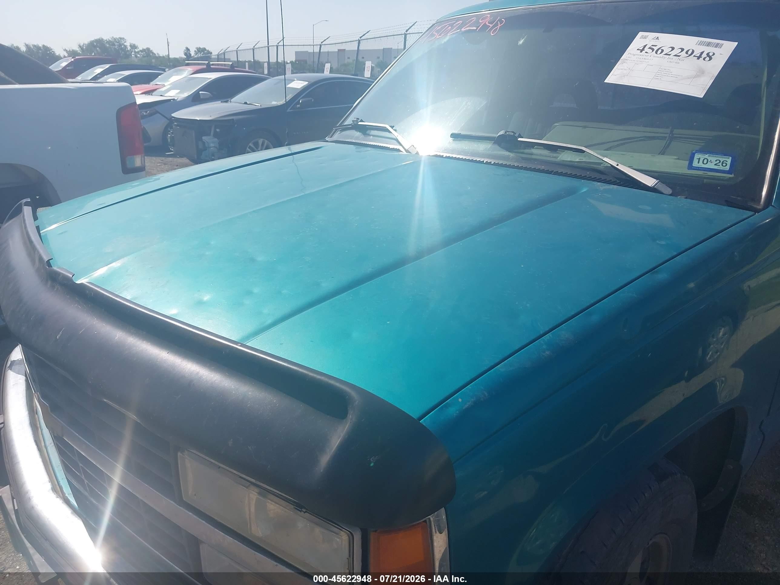 1993 Chevrolet Gmt-400 C1500 Зеленый vin: 1GCDC14Z7PZ210429
