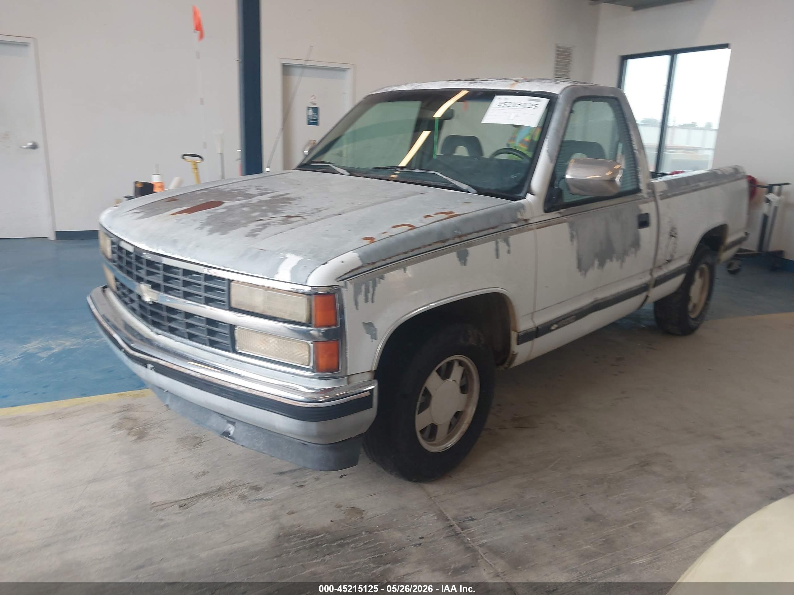 1993 Chevrolet Gmt-400 C1500 White vin: 1GCDC14Z7PZ227263