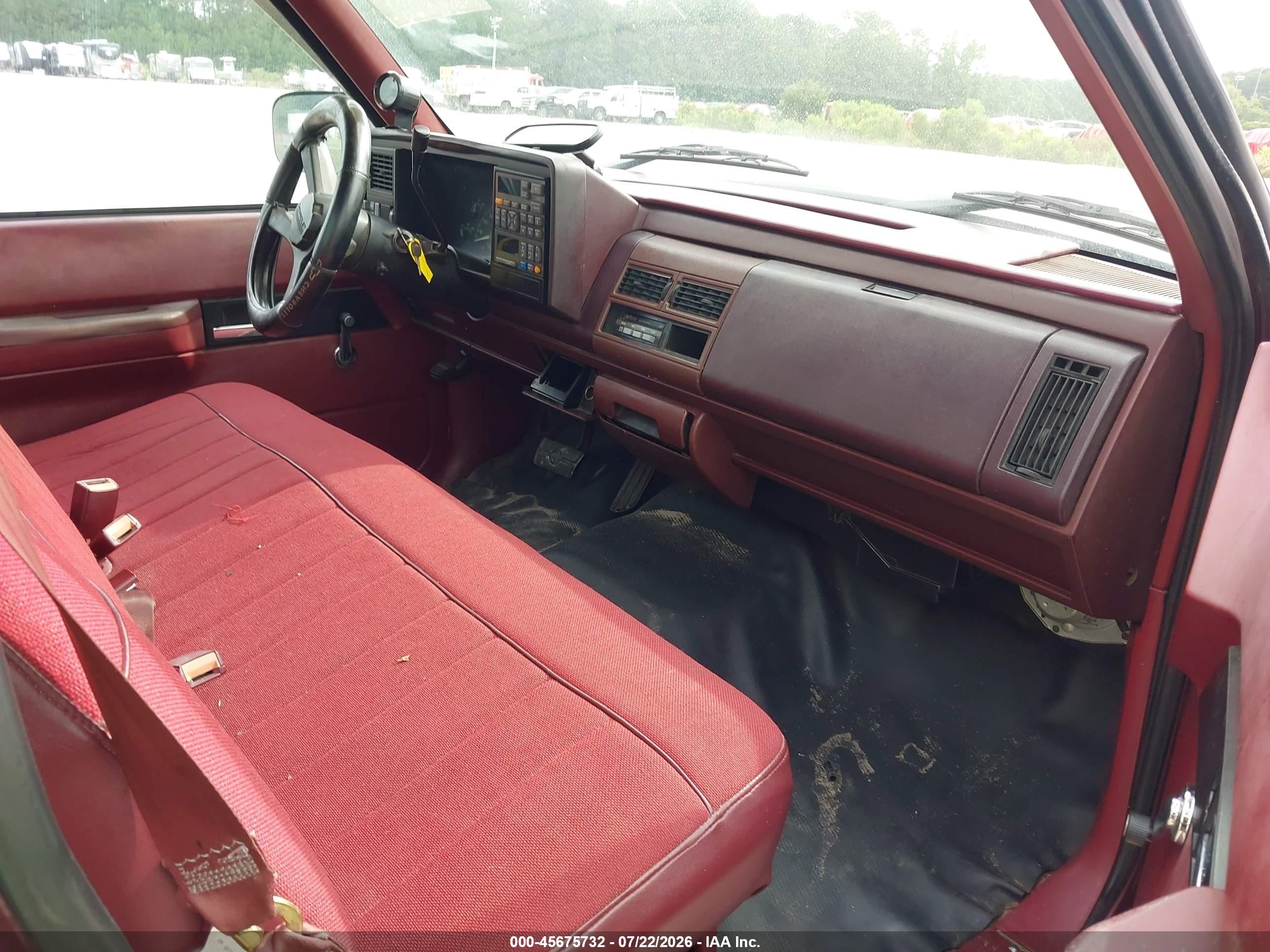 1994 Chevrolet Gmt-400 C1500 Red vin: 1GCDC14Z7RZ178875