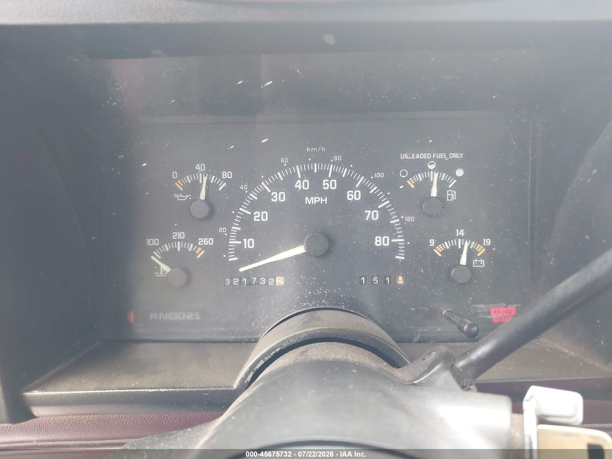 1994 Chevrolet Gmt-400 C1500 Red vin: 1GCDC14Z7RZ178875