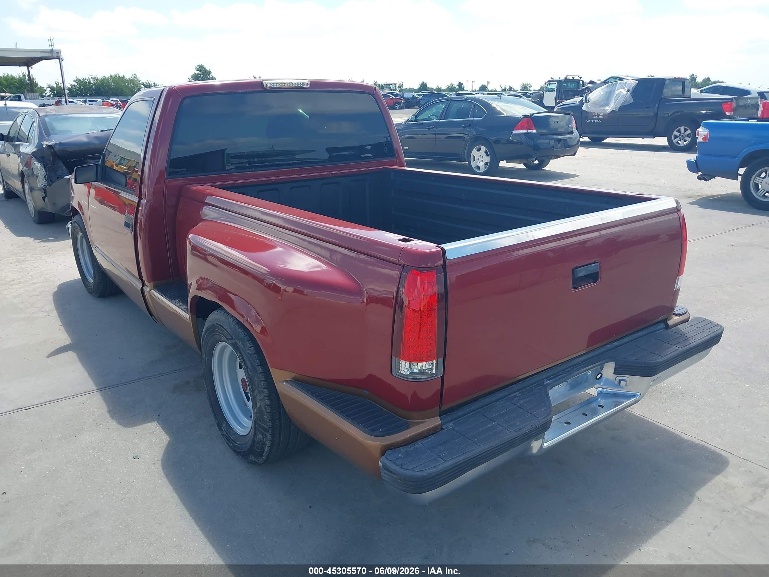 1994 Chevrolet Gmt-400 C1500 Red vin: 1GCDC14Z9RZ192499