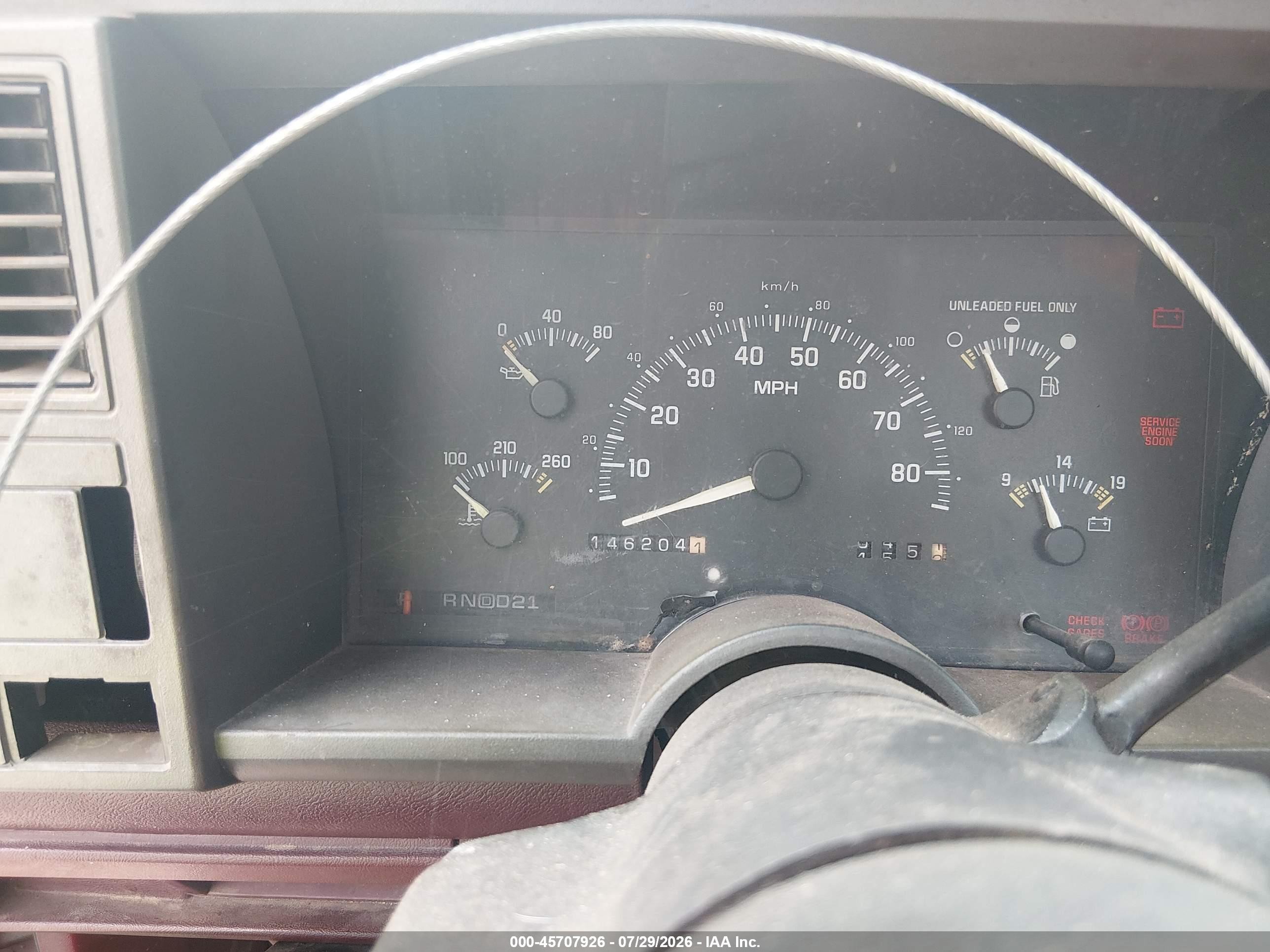 1994 Chevrolet Gmt-400 C1500 Gray vin: 1GCDC14ZXRZ245808
