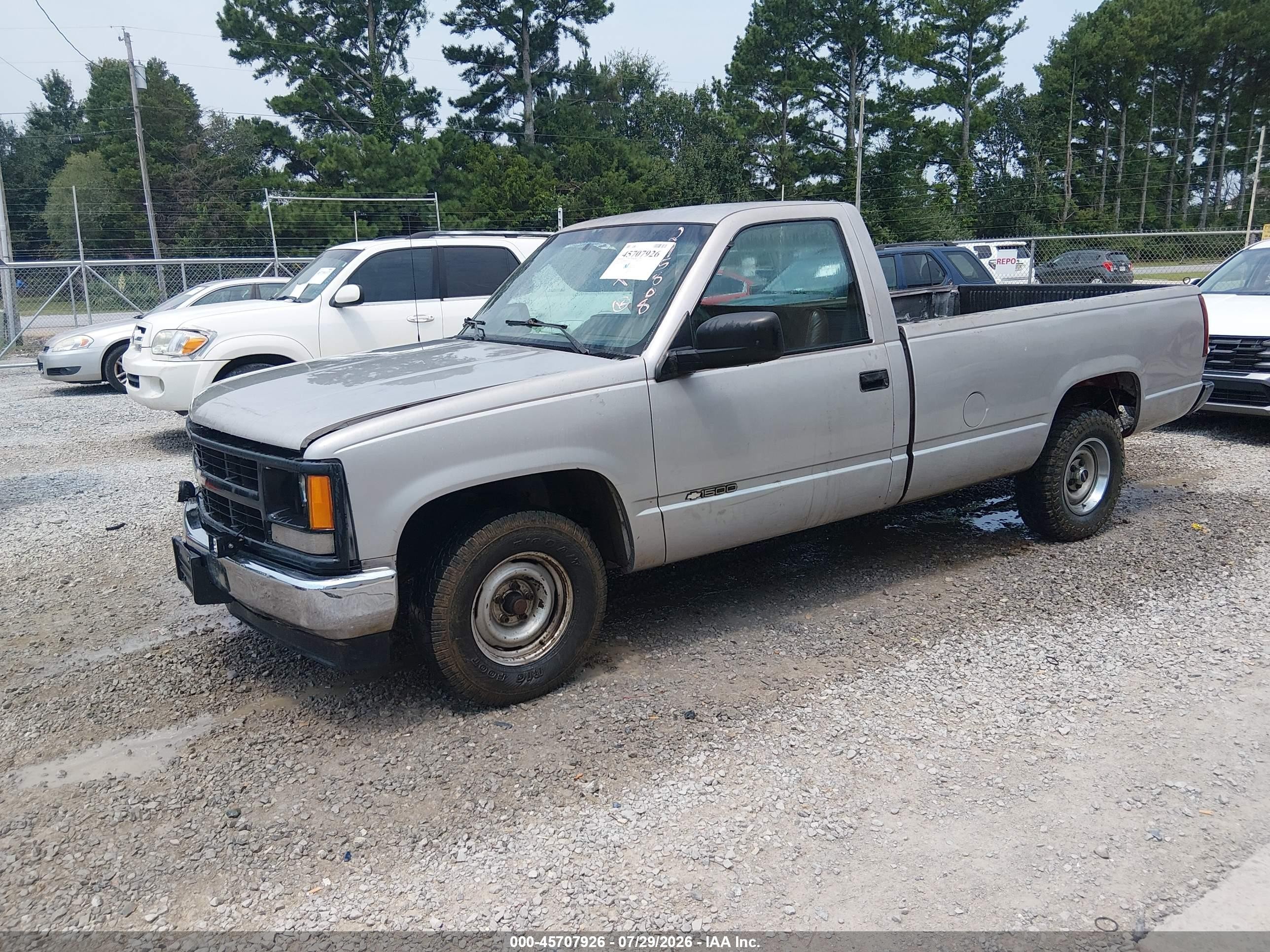 1994 Chevrolet Gmt-400 C1500 Gray vin: 1GCDC14ZXRZ245808