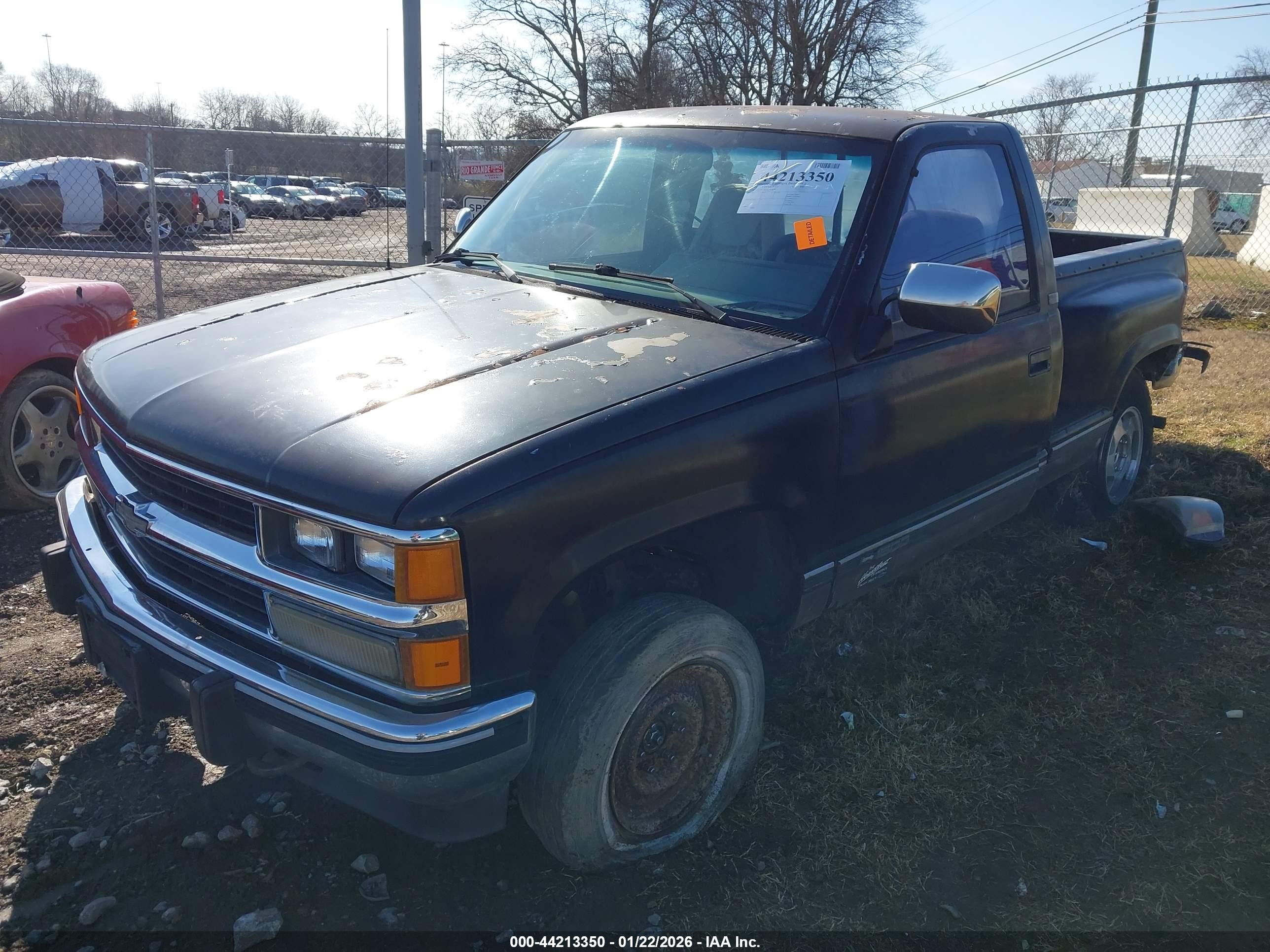 1989 Chevrolet Gmt-400 K1500 Black vin: 1GCDK14K2KZ218694