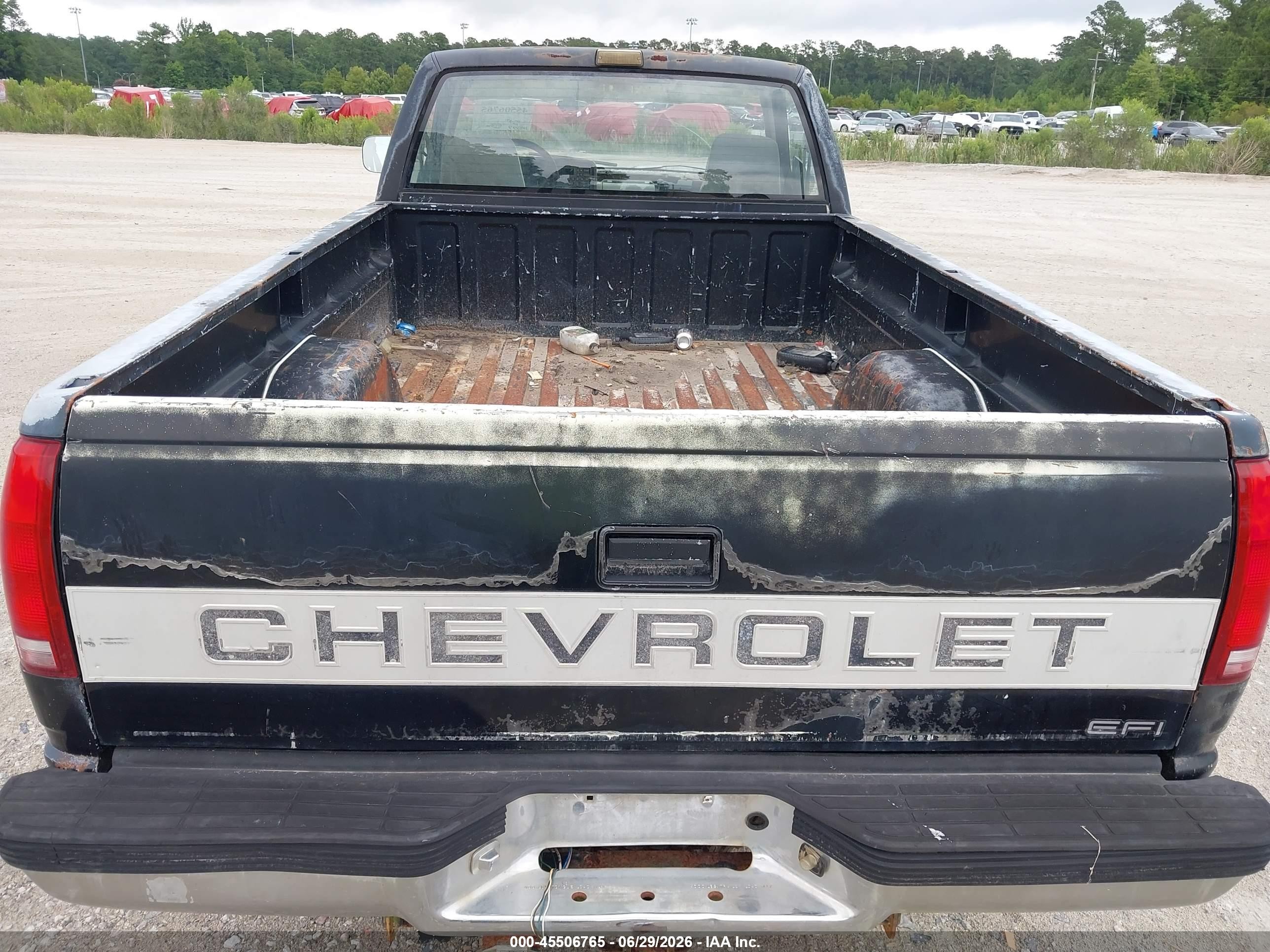 1991 Chevrolet Gmt-400 K1500 Black vin: 1GCDK14K3MZ149789