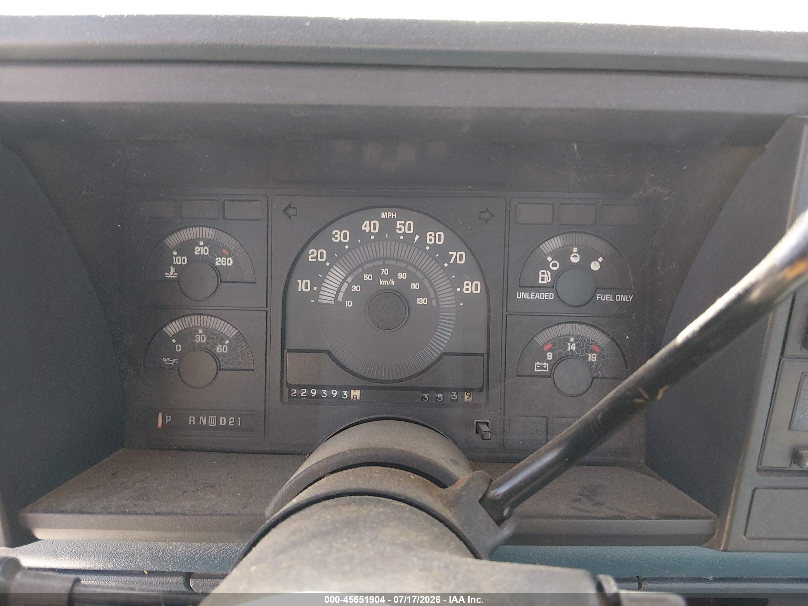 1988 Chevrolet Gmt-400 K1500 Синий vin: 1GCDK14K5JZ101738