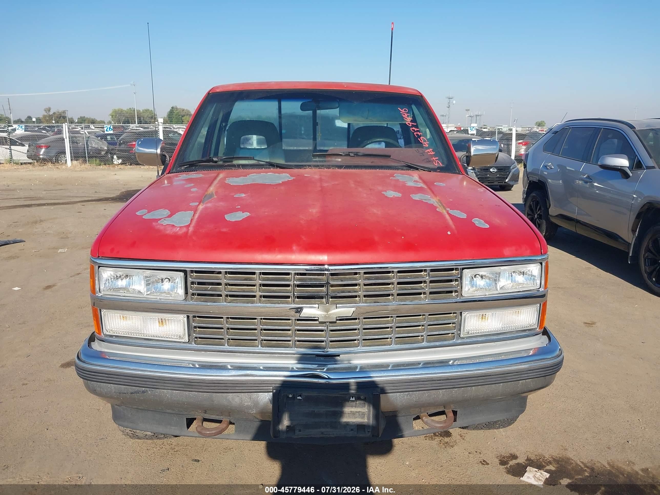 1990 Chevrolet Gmt-400 K1500 Красный vin: 1GCDK14K5LZ157486