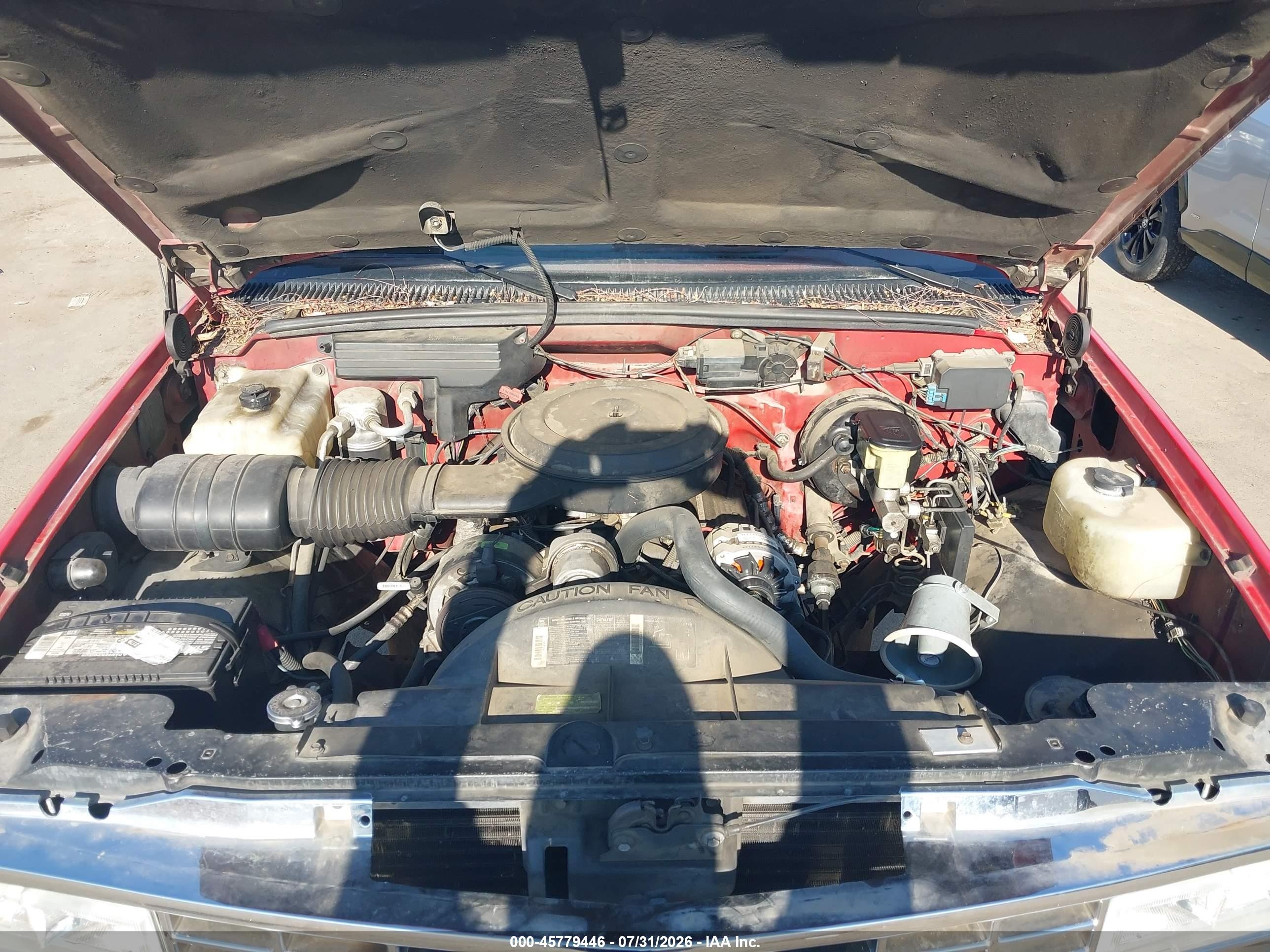 1990 Chevrolet Gmt-400 K1500 Красный vin: 1GCDK14K5LZ157486