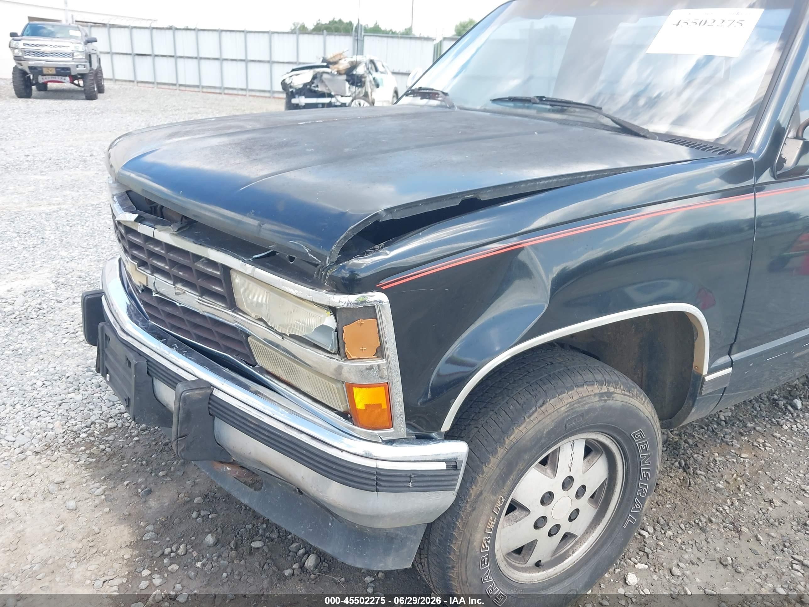 1991 Chevrolet Gmt-400 K1500 Черный vin: 1GCDK14K5ME110290