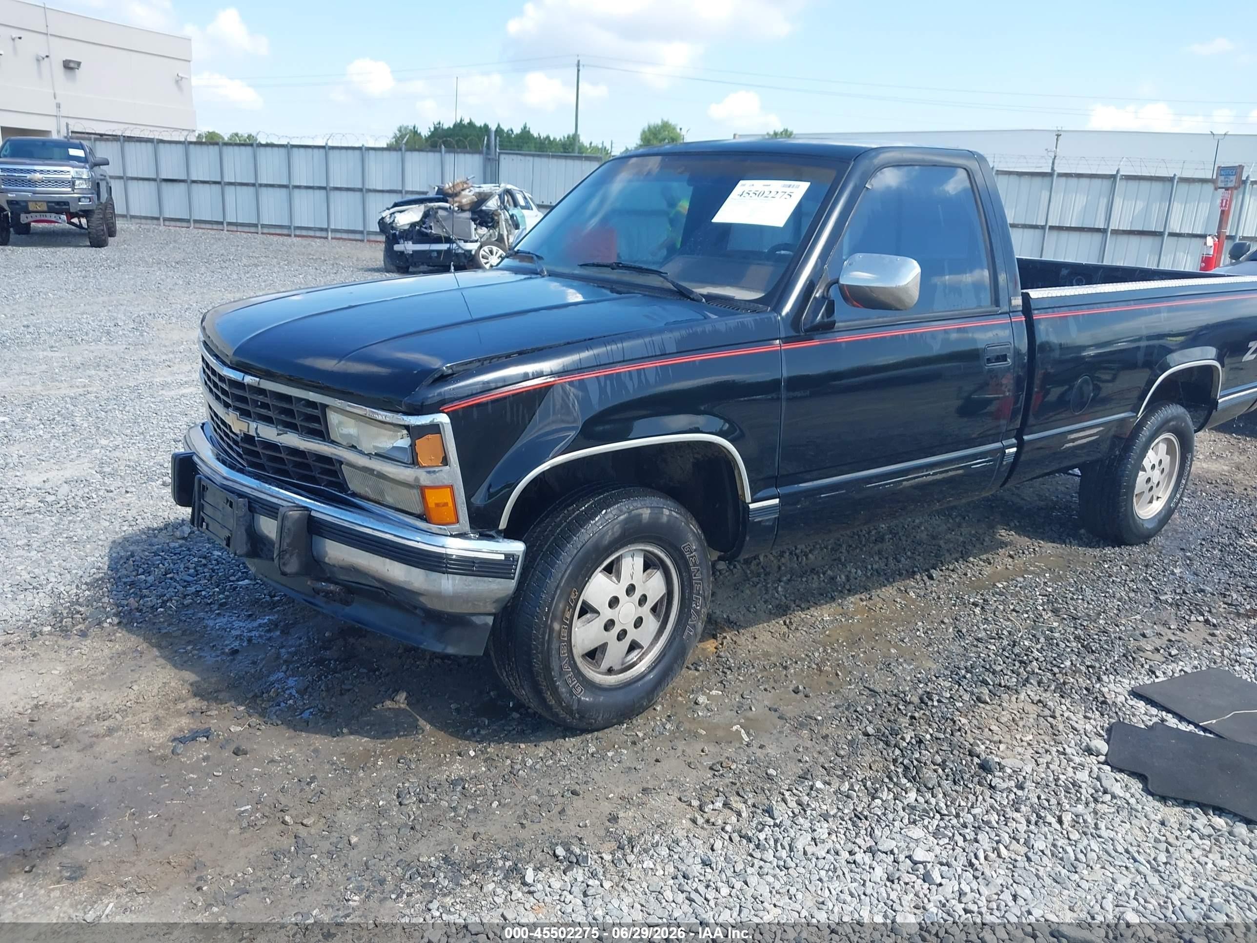 1991 Chevrolet Gmt-400 K1500 Черный vin: 1GCDK14K5ME110290