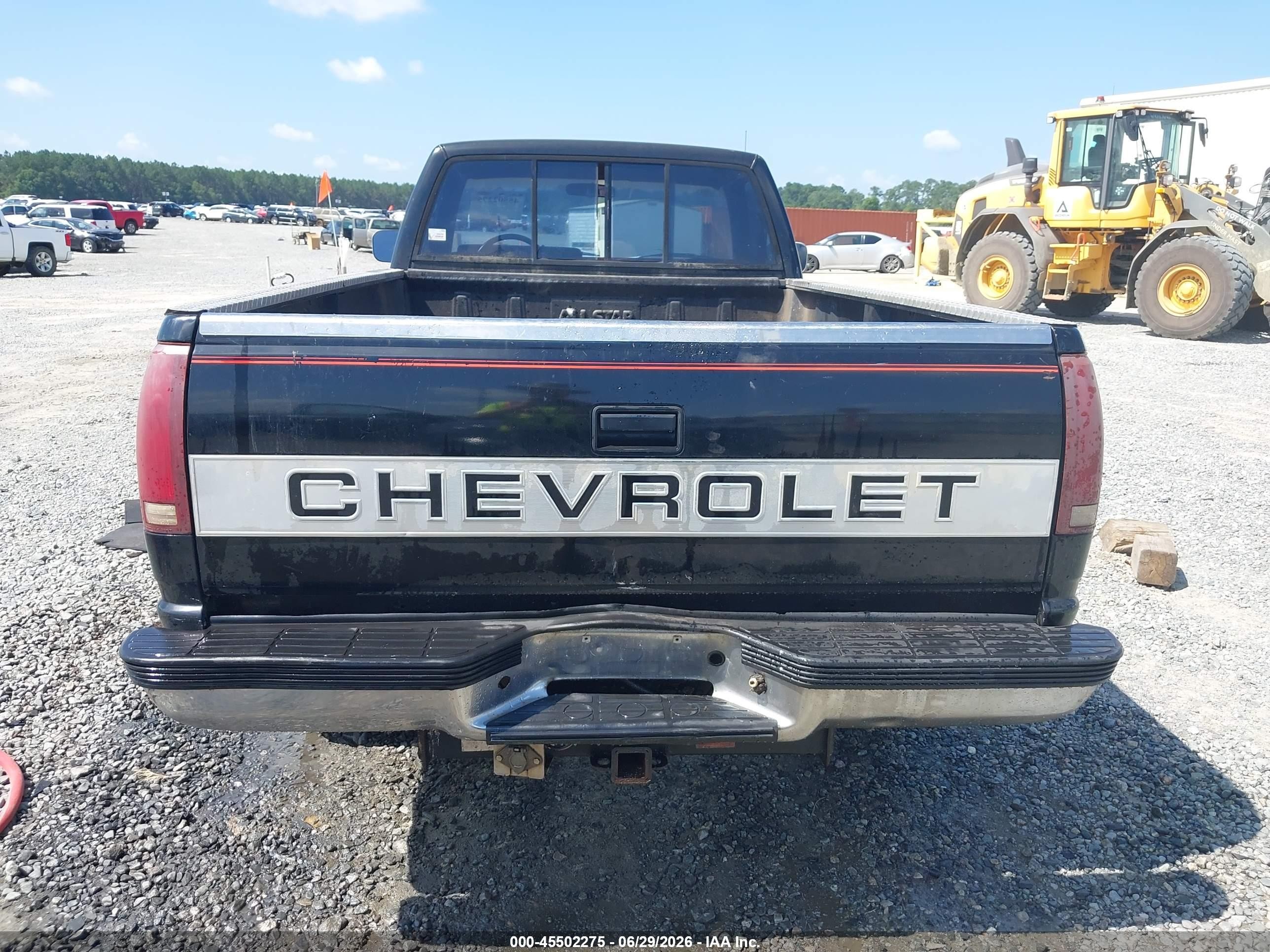 1991 Chevrolet Gmt-400 K1500 Черный vin: 1GCDK14K5ME110290