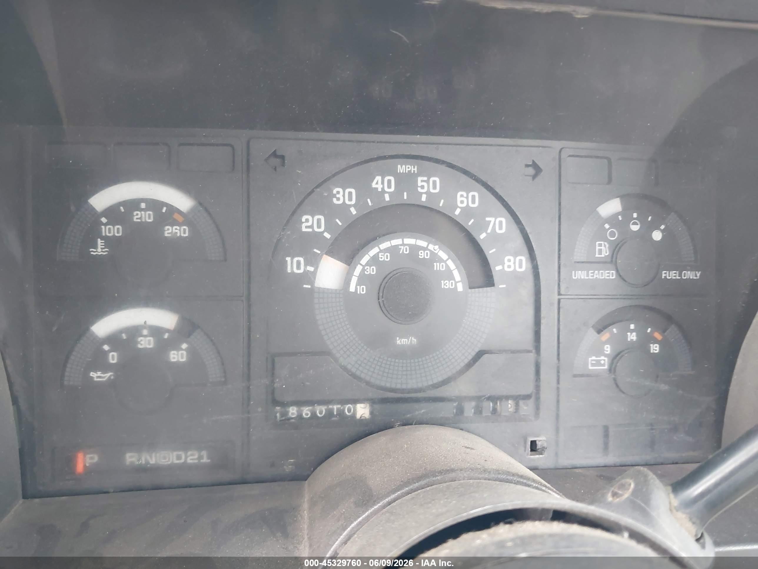 1991 Chevrolet Gmt-400 K1500 Gray vin: 1GCDK14K5ME132600
