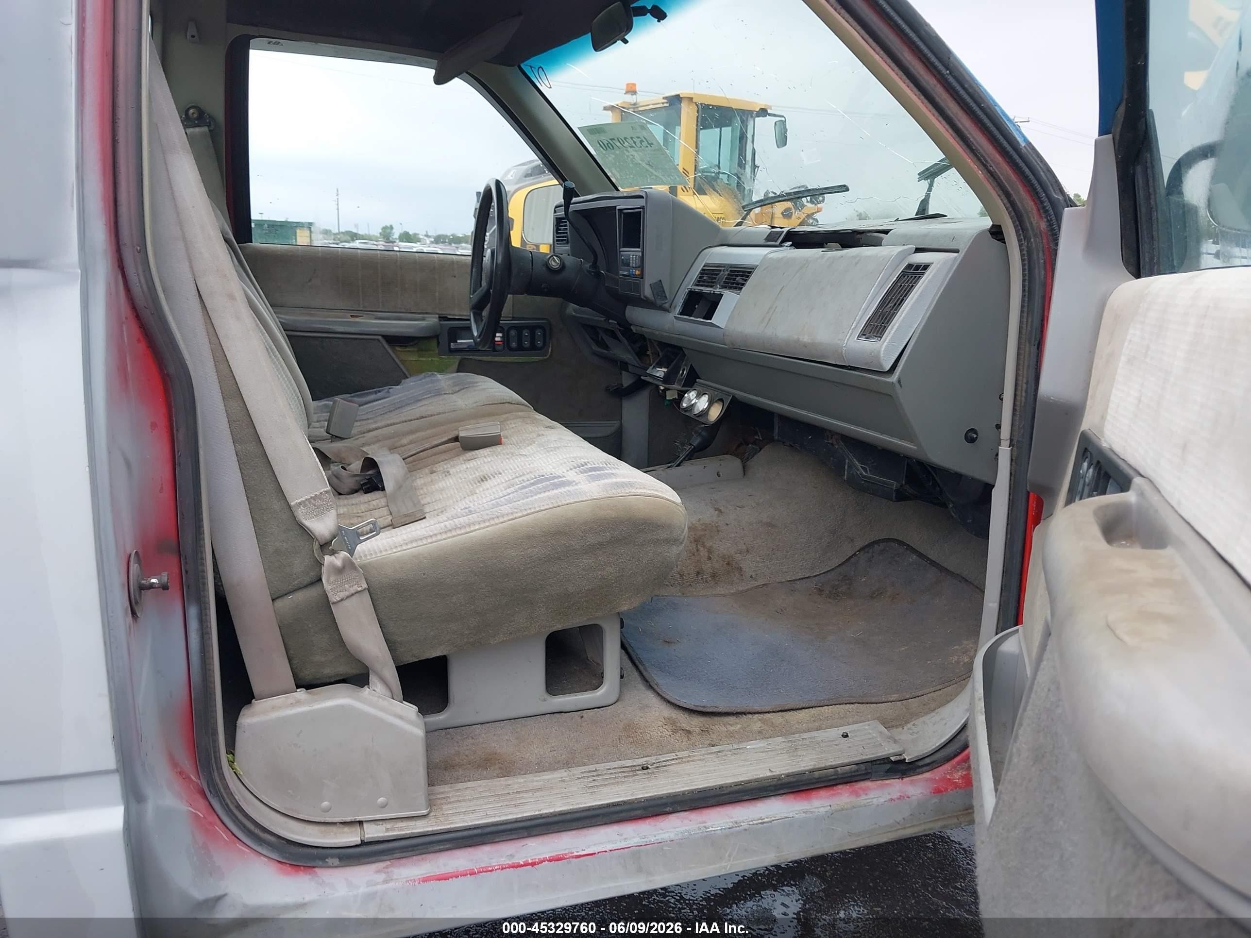 1991 Chevrolet Gmt-400 K1500 Gray vin: 1GCDK14K5ME132600