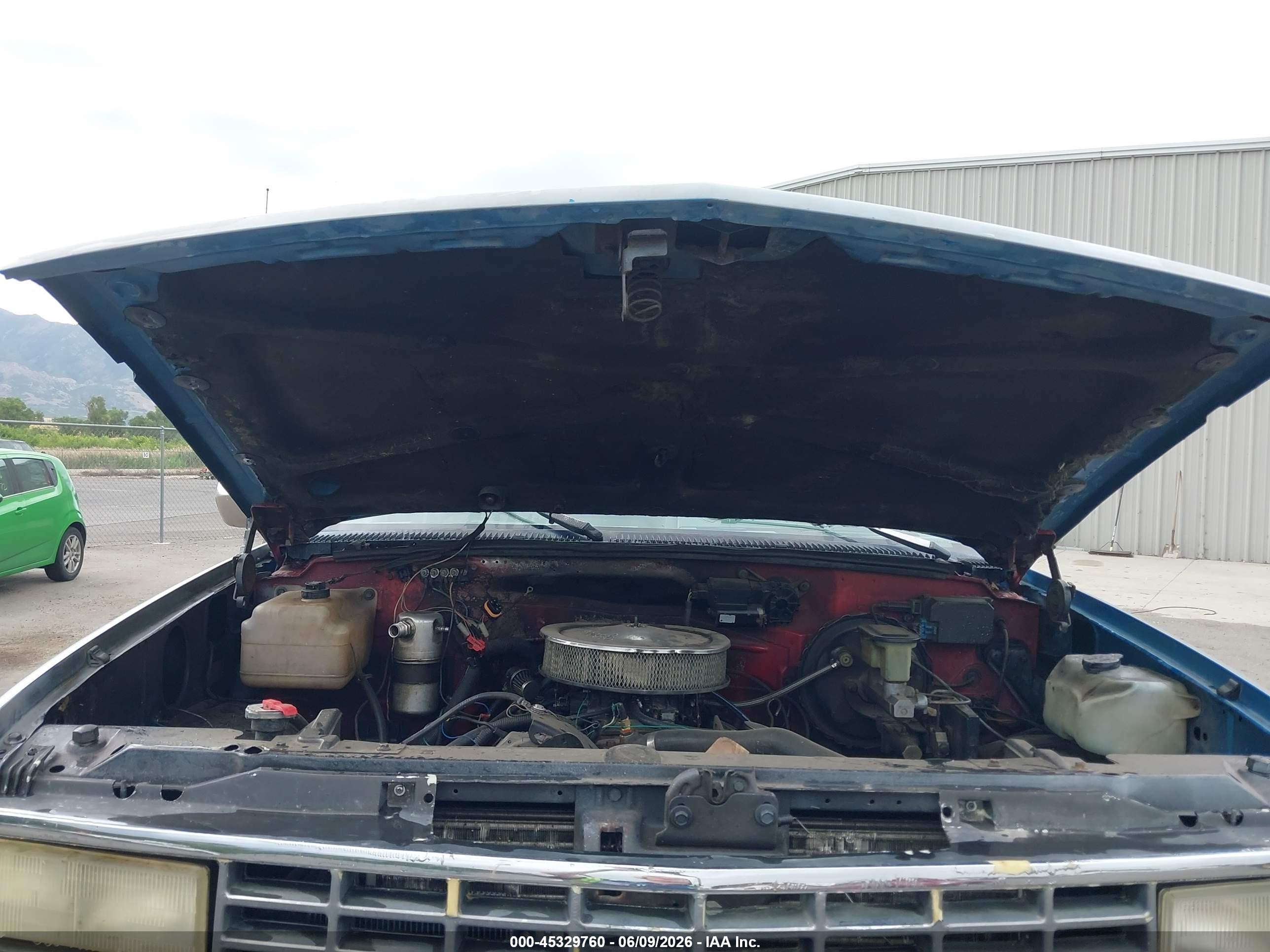 1991 Chevrolet Gmt-400 K1500 Gray vin: 1GCDK14K5ME132600