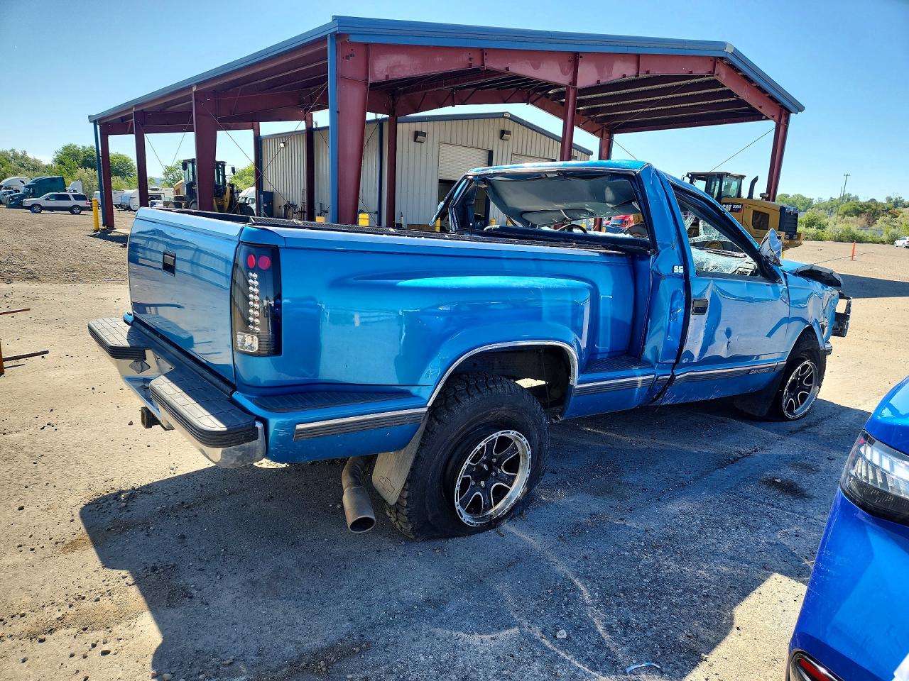 1991 Chevrolet Gmt-400 K1500 Blue vin: 1GCDK14K6MZ116379