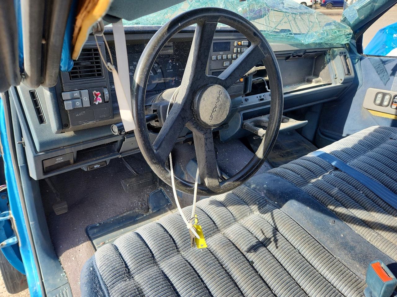 1991 Chevrolet Gmt-400 K1500 Blue vin: 1GCDK14K6MZ116379