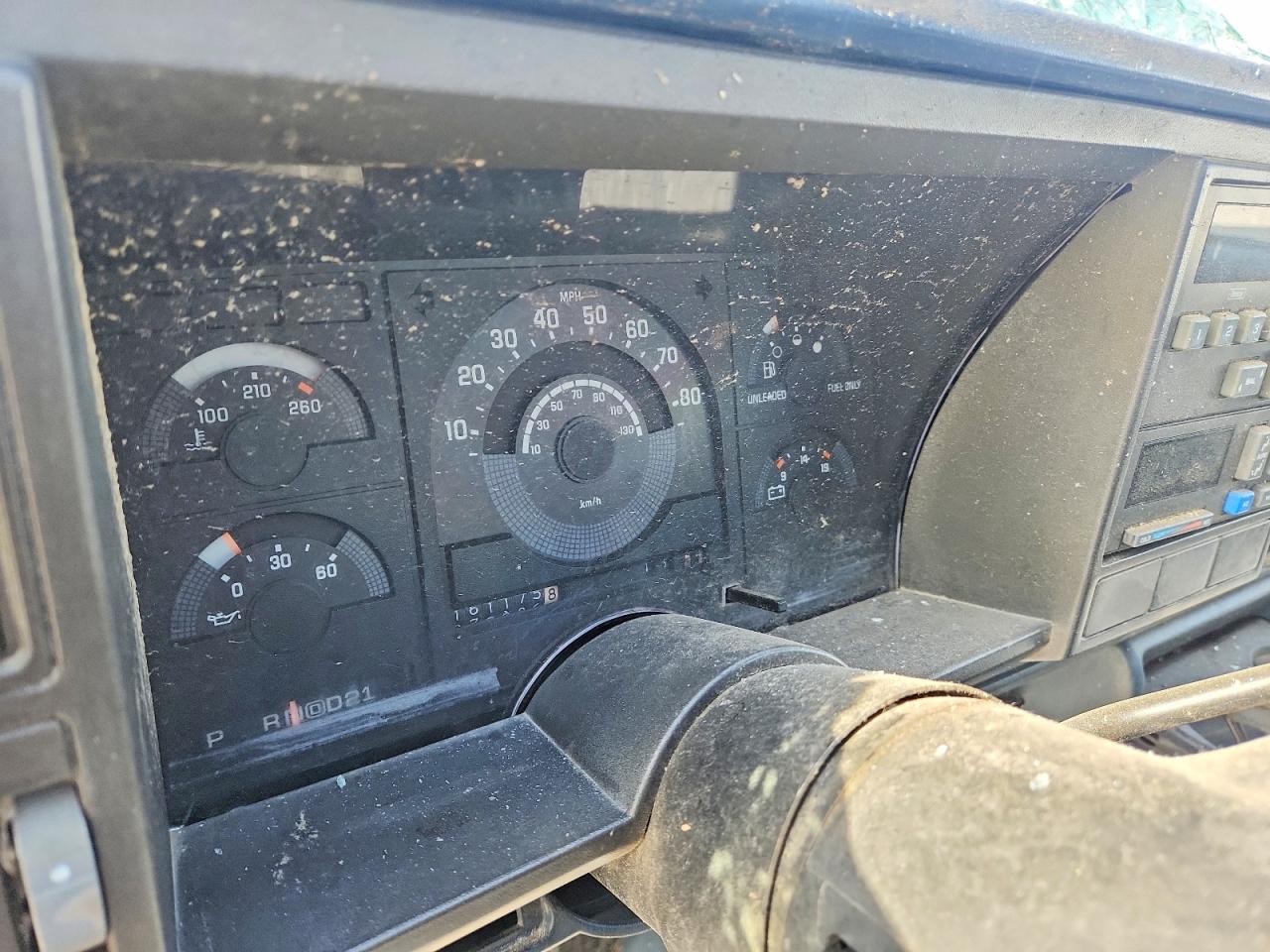 1991 Chevrolet Gmt-400 K1500 Blue vin: 1GCDK14K6MZ116379