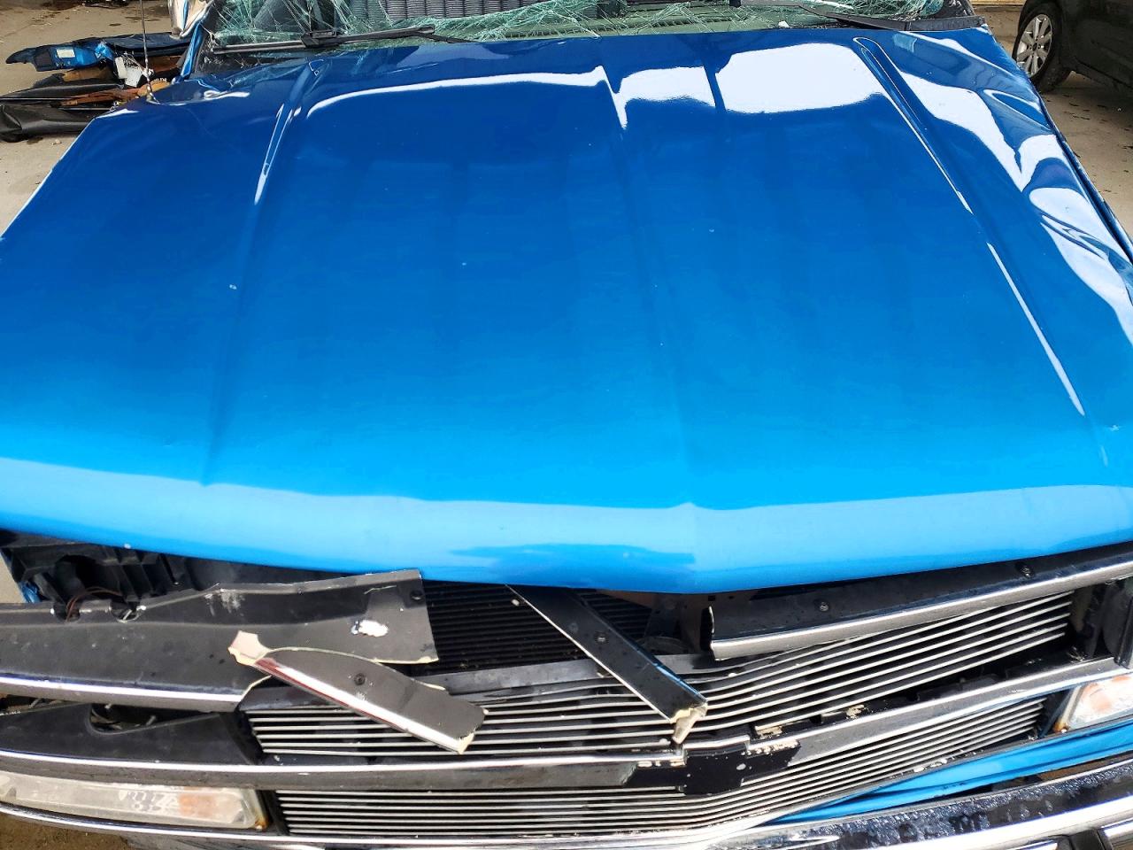 1991 Chevrolet Gmt-400 K1500 Blue vin: 1GCDK14K6MZ116379
