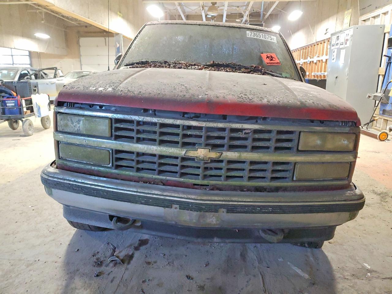 1991 Chevrolet Gmt-400 Red vin: 1GCDK14K6MZ174086