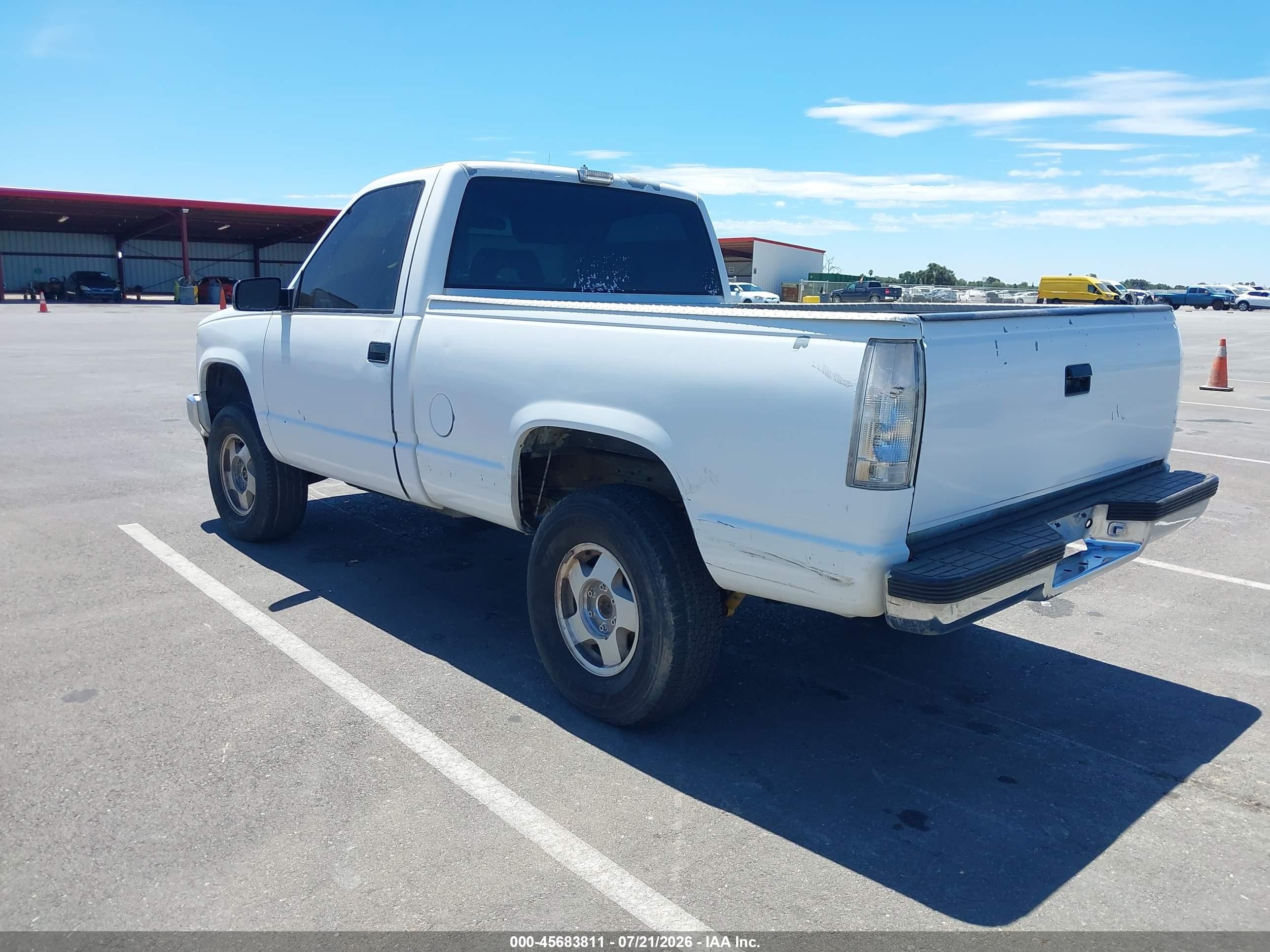 1990 Chevrolet Gmt-400 K1500 Белый vin: 1GCDK14K7LZ146666