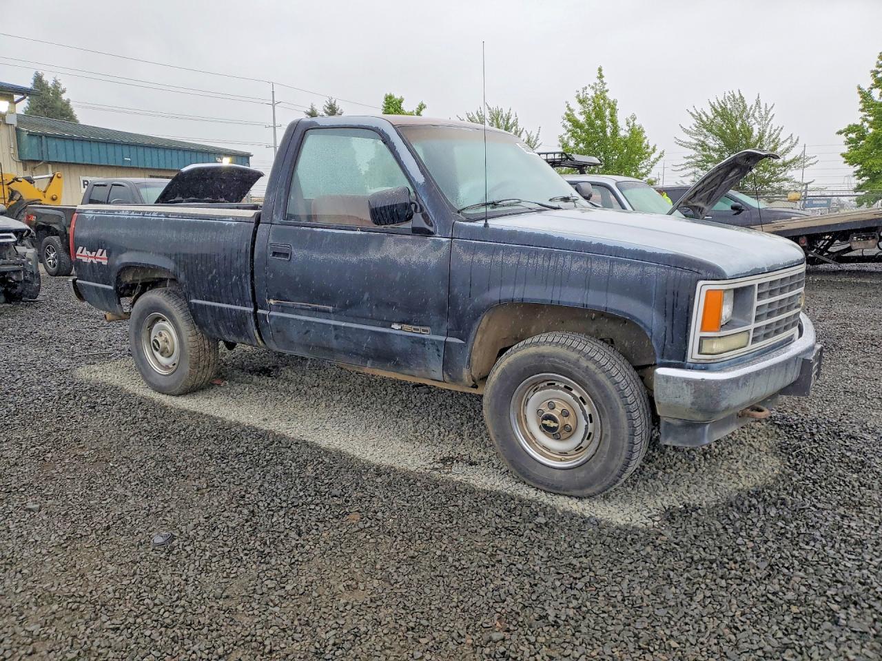 1991 Chevrolet Gmt-400 K1500 Black vin: 1GCDK14Z7MZ151073