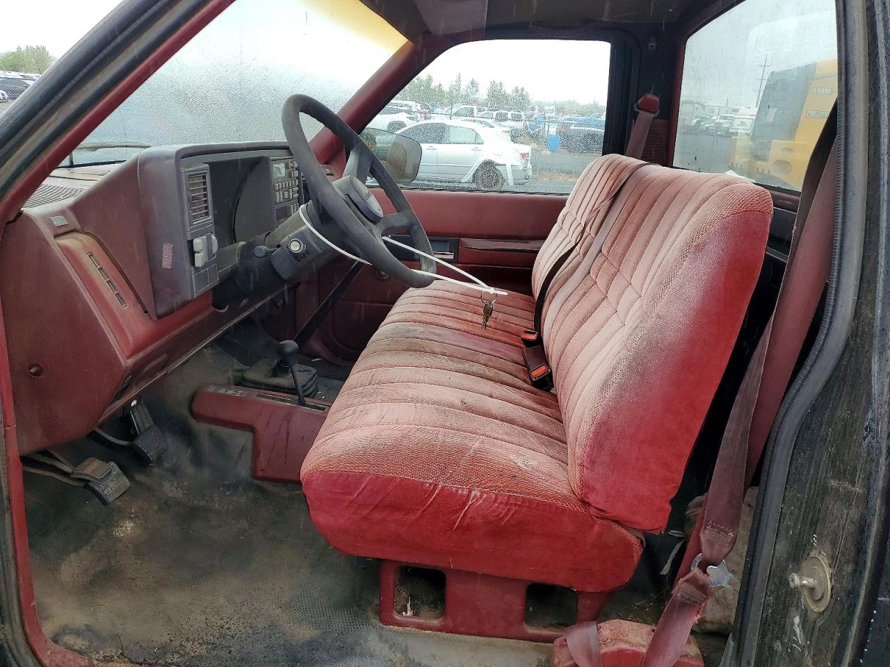 1991 Chevrolet Gmt-400 K1500 Black vin: 1GCDK14Z7MZ151073