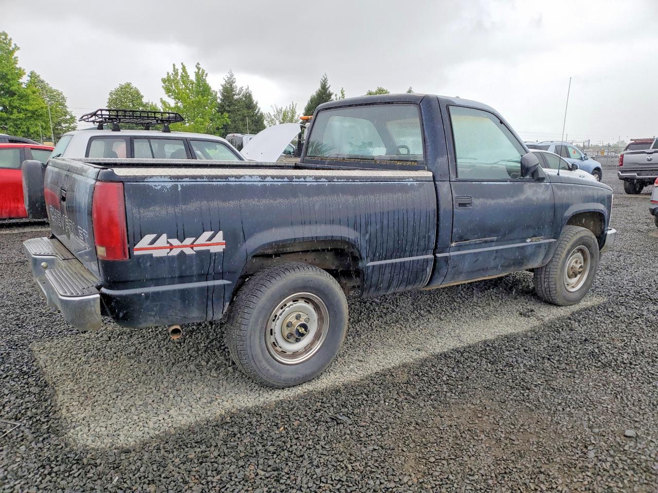 1991 Chevrolet Gmt-400 K1500 Black vin: 1GCDK14Z7MZ151073