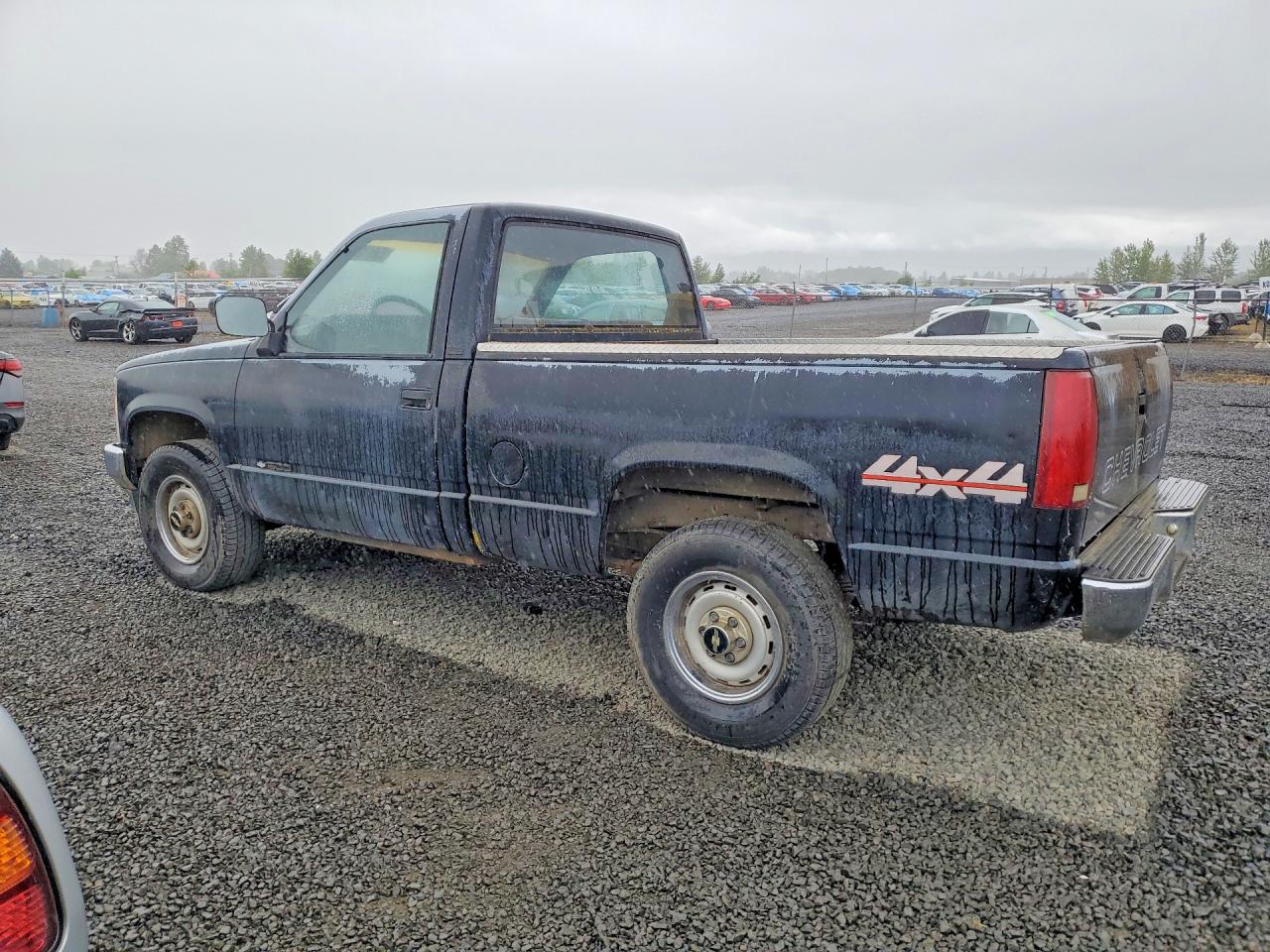 1991 Chevrolet Gmt-400 K1500 Black vin: 1GCDK14Z7MZ151073