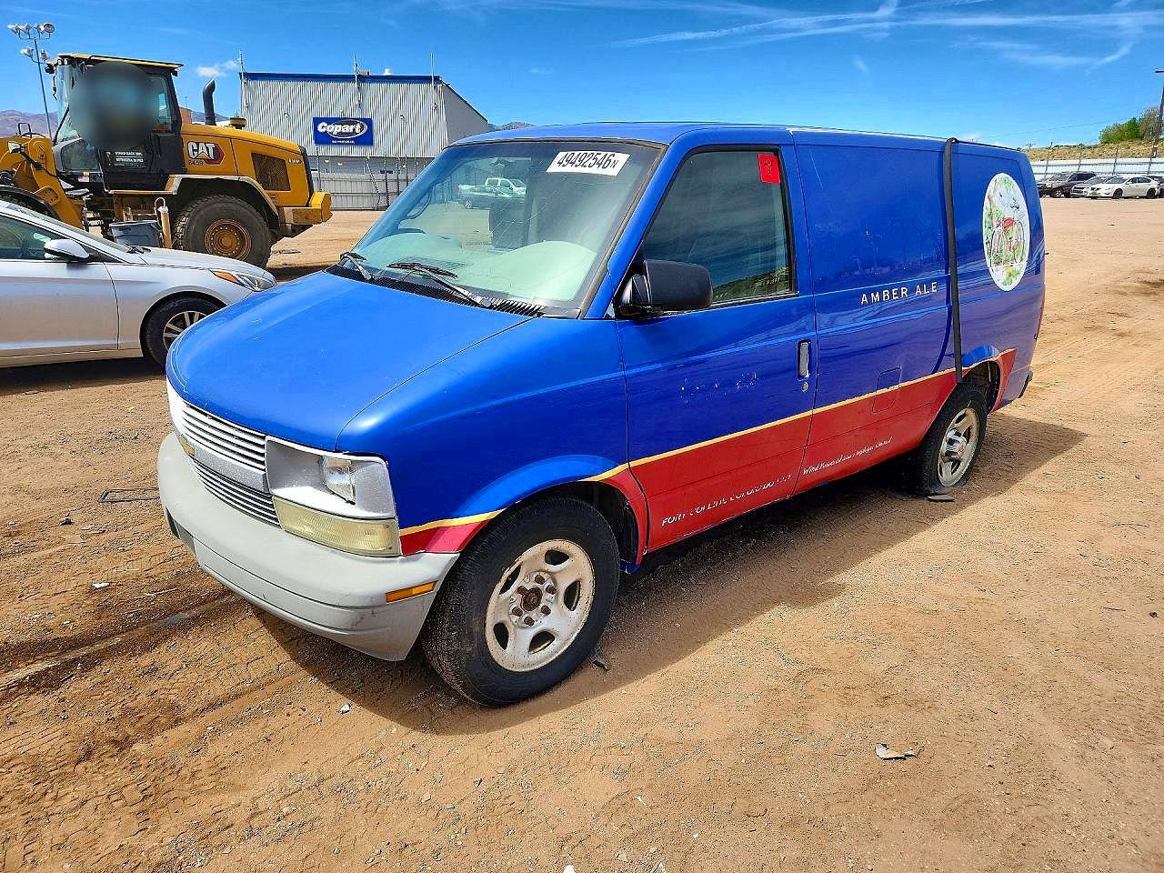2004 Chevrolet Astro Blue vin: 1GCDL19X44B116973