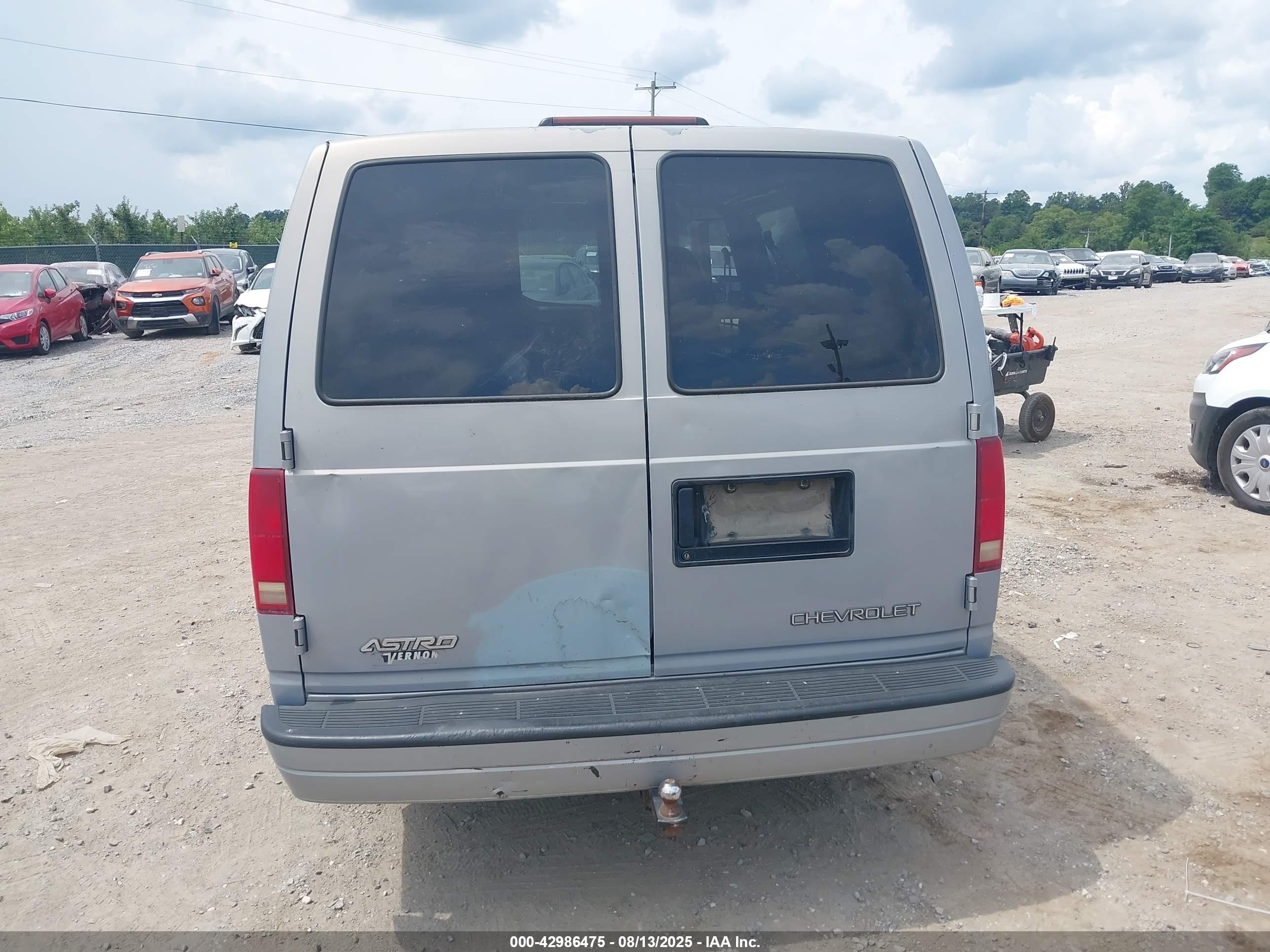 1999 Chevrolet Astro   Gray vin: 1GCDM19W0XB102514