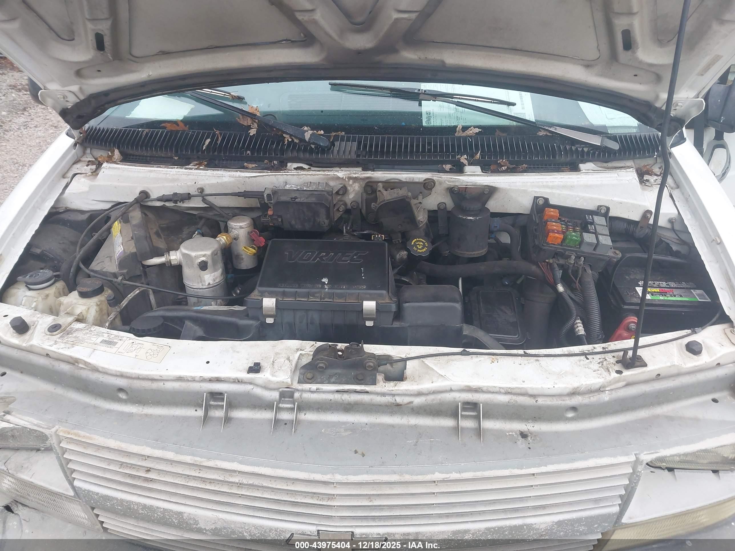 2000 Chevrolet Astro   White vin: 1GCDM19W2YB171013