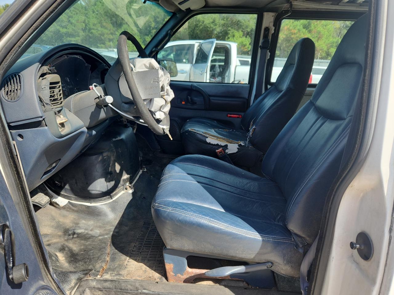 1997 Chevrolet Astro White vin: 1GCDM19W4VB147243