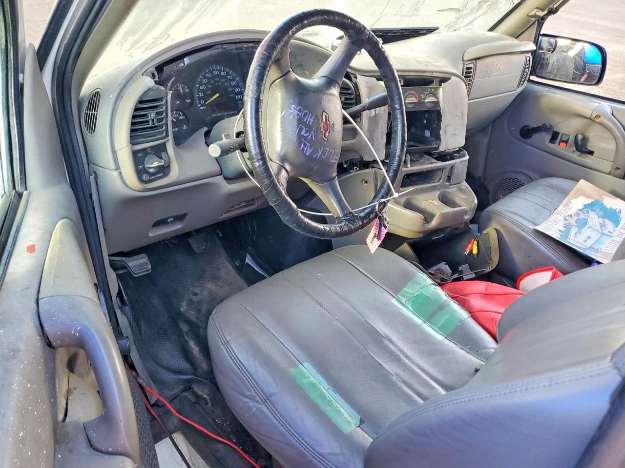 1998 Chevrolet Astro Van Delivery Van White vin: 1GCDM19W8SB265517