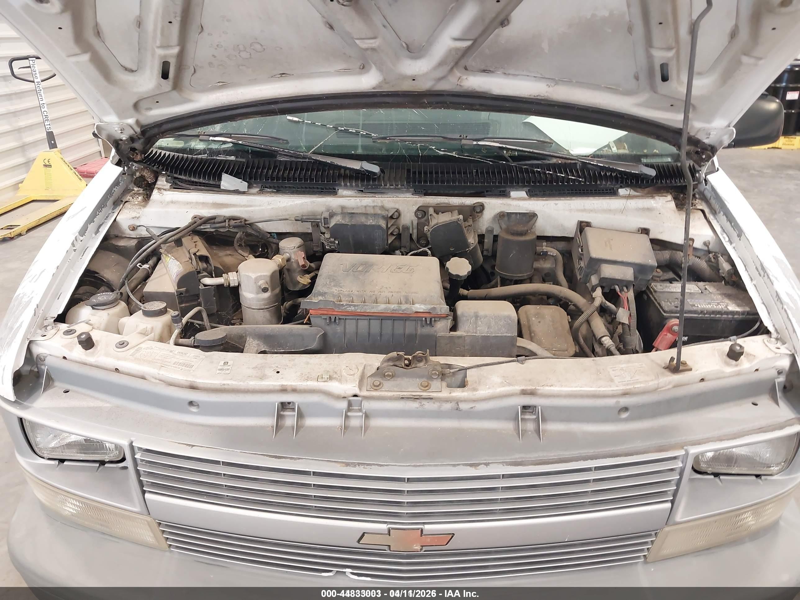 1996 Chevrolet Astro   White vin: 1GCDM19WXTB113787