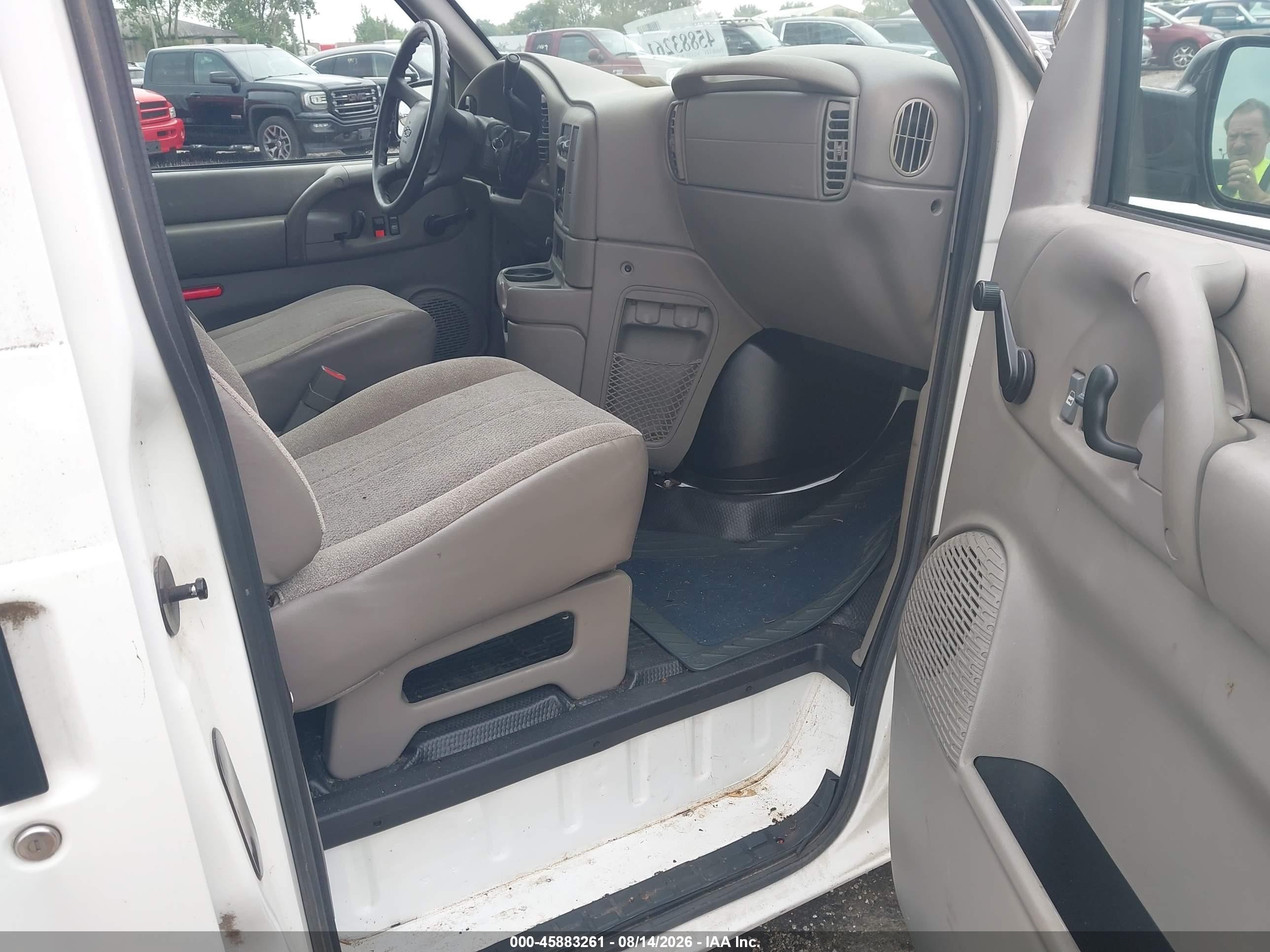2005 Chevrolet Astro   White vin: 1GCDM19X65B104385