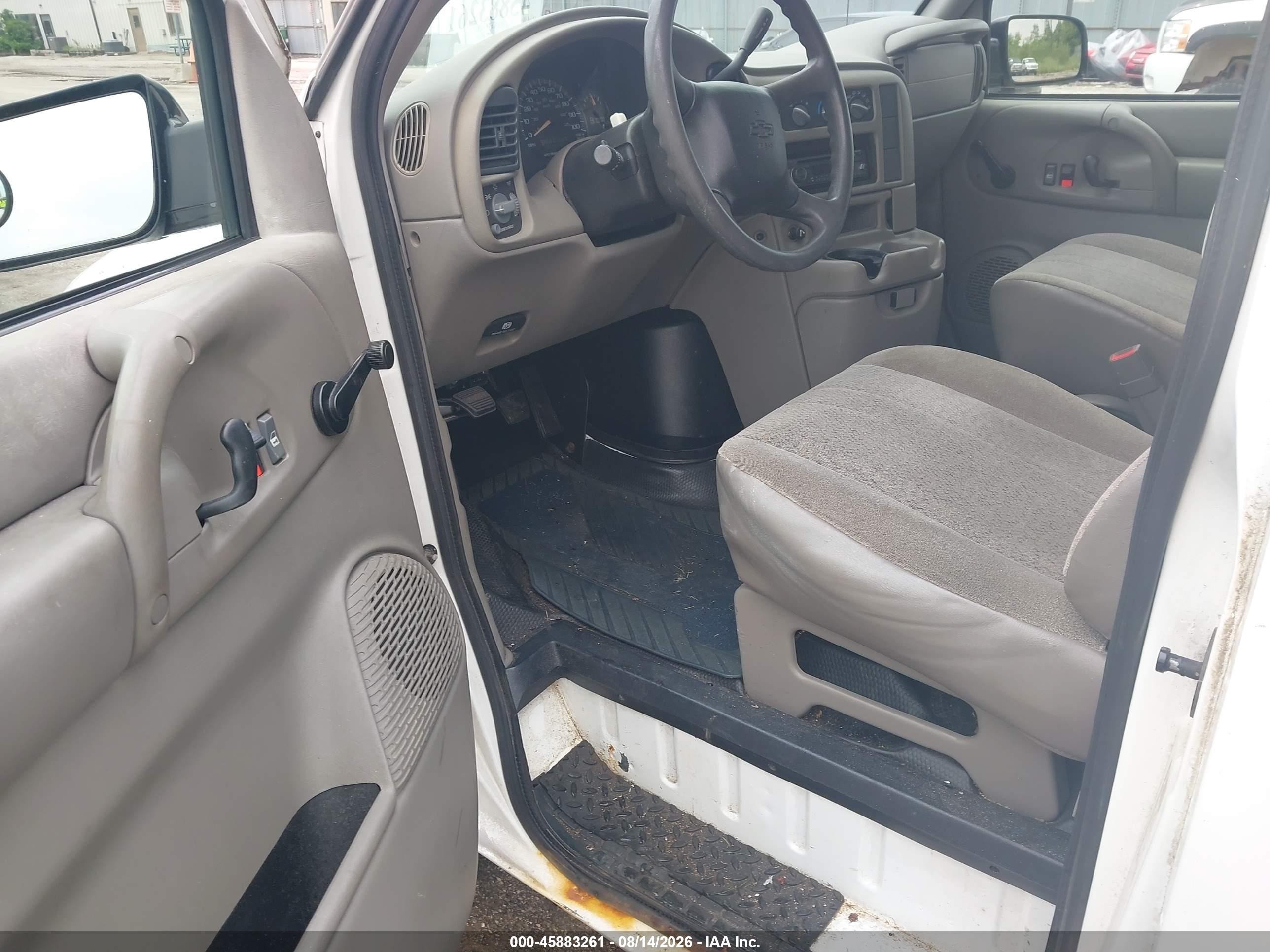 2005 Chevrolet Astro   White vin: 1GCDM19X65B104385