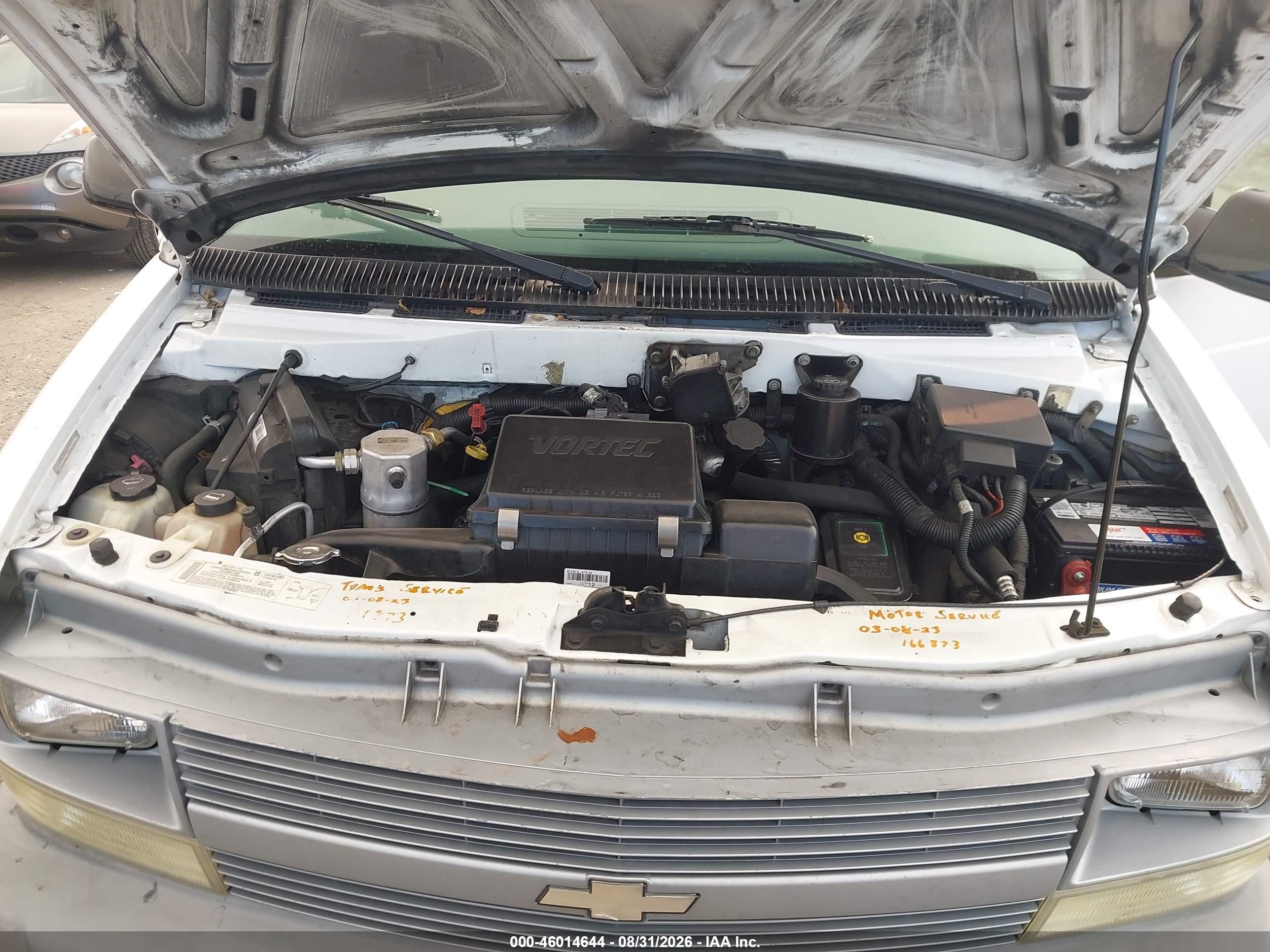 2005 Chevrolet Astro Белый vin: 1GCDM19X85B109071