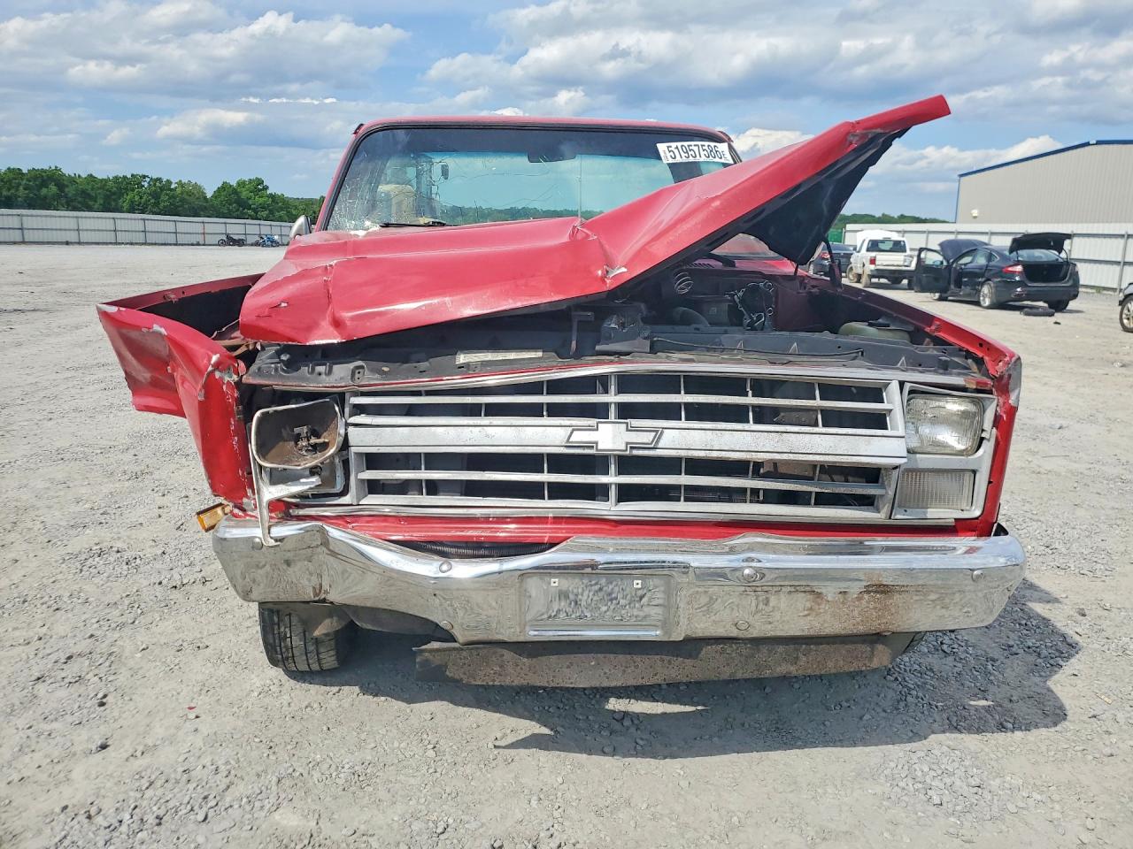 1987 Chevrolet R10 Красный vin: 1GCDR14H5HF383648