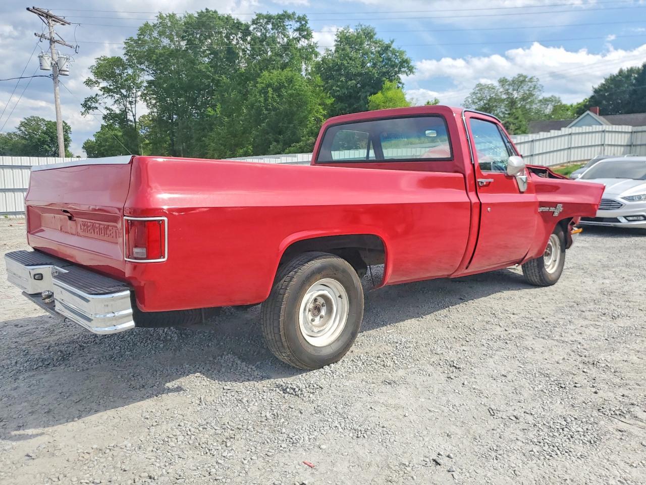 1987 Chevrolet R10 Красный vin: 1GCDR14H5HF383648