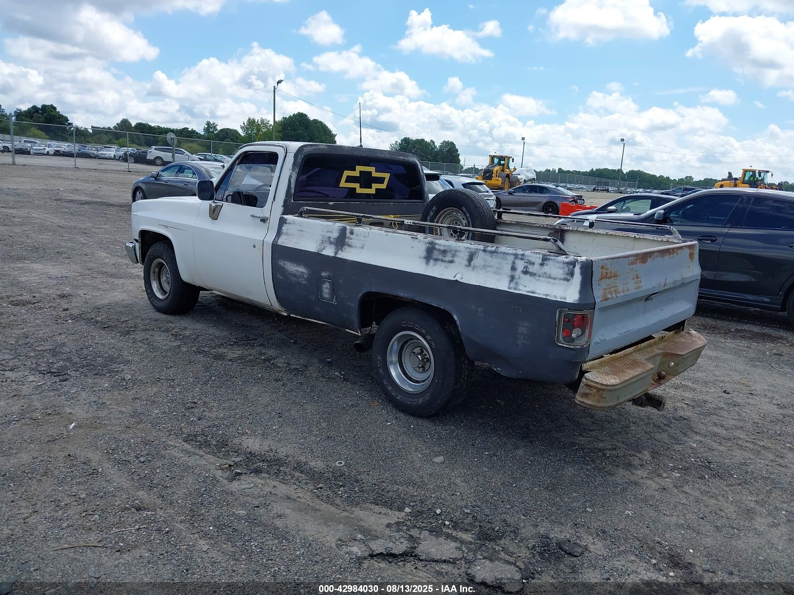 1987 Chevrolet R10   Белый vin: 1GCDR14H9HF357988