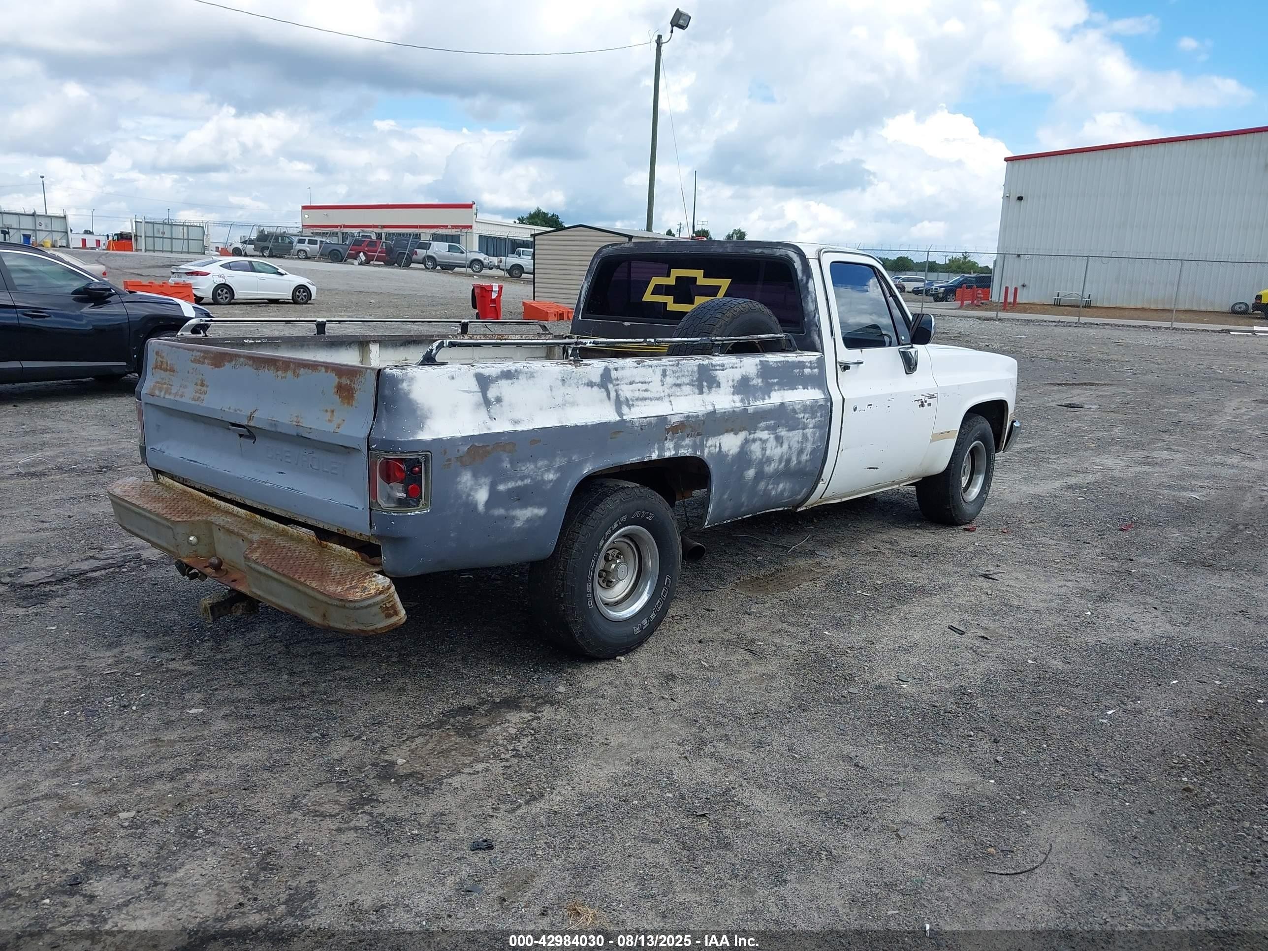 1987 Chevrolet R10   Белый vin: 1GCDR14H9HF357988